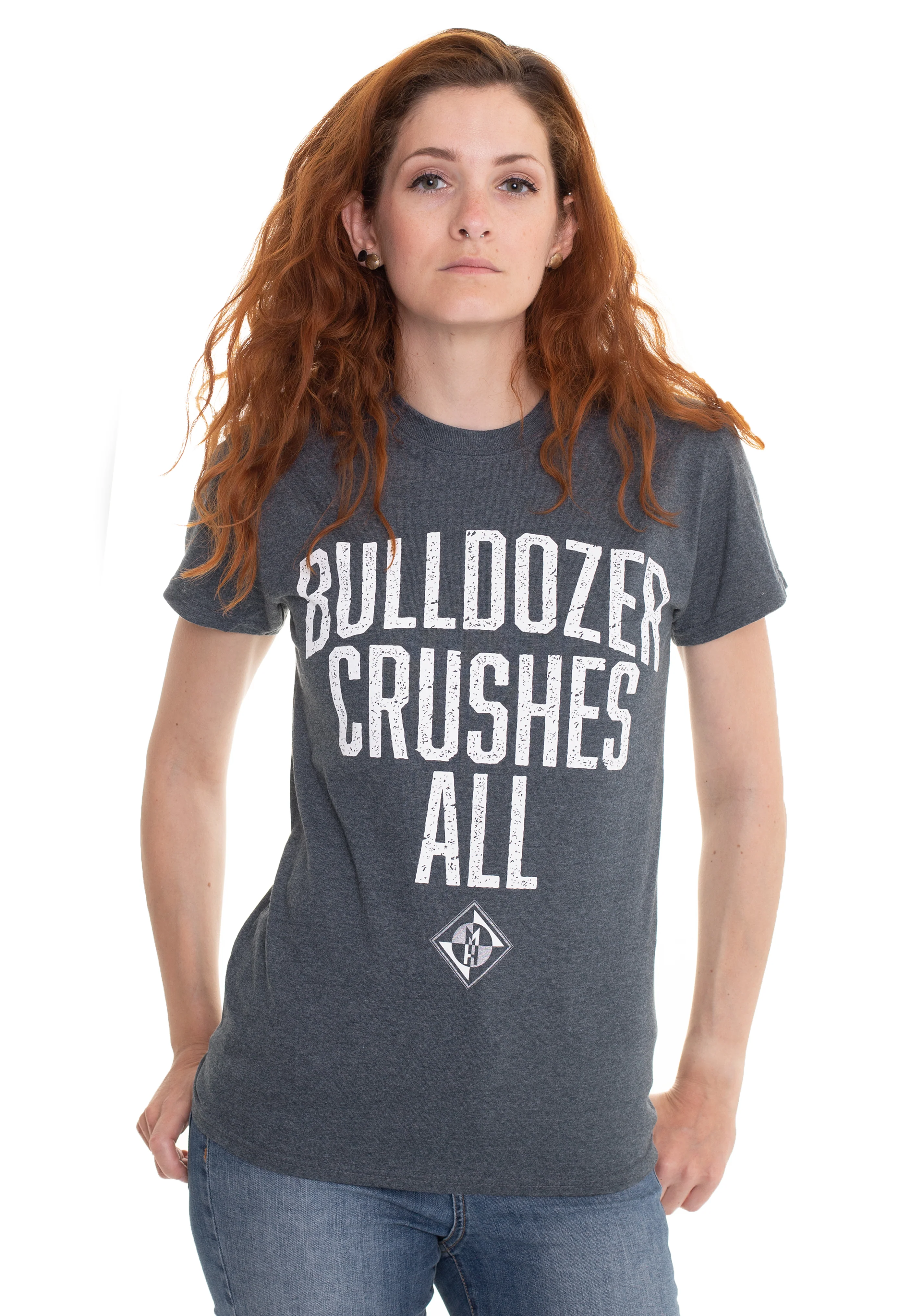 Bulldozer Grey - T-Shirt - Image 5