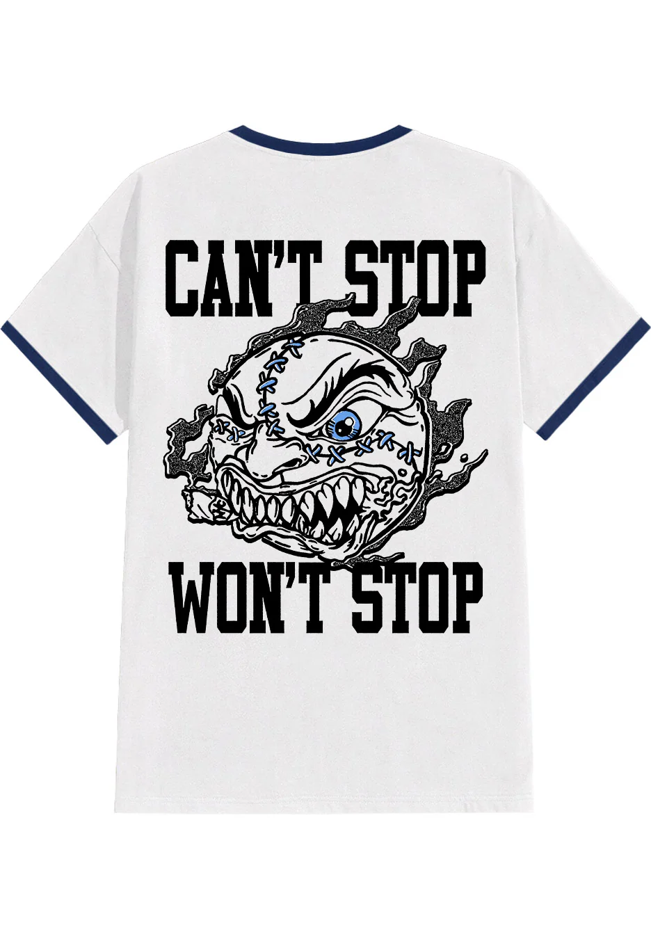 Hold It Down Can´t Stop 25 Years Anniversary White Ringer - T-Shirt - Image 2