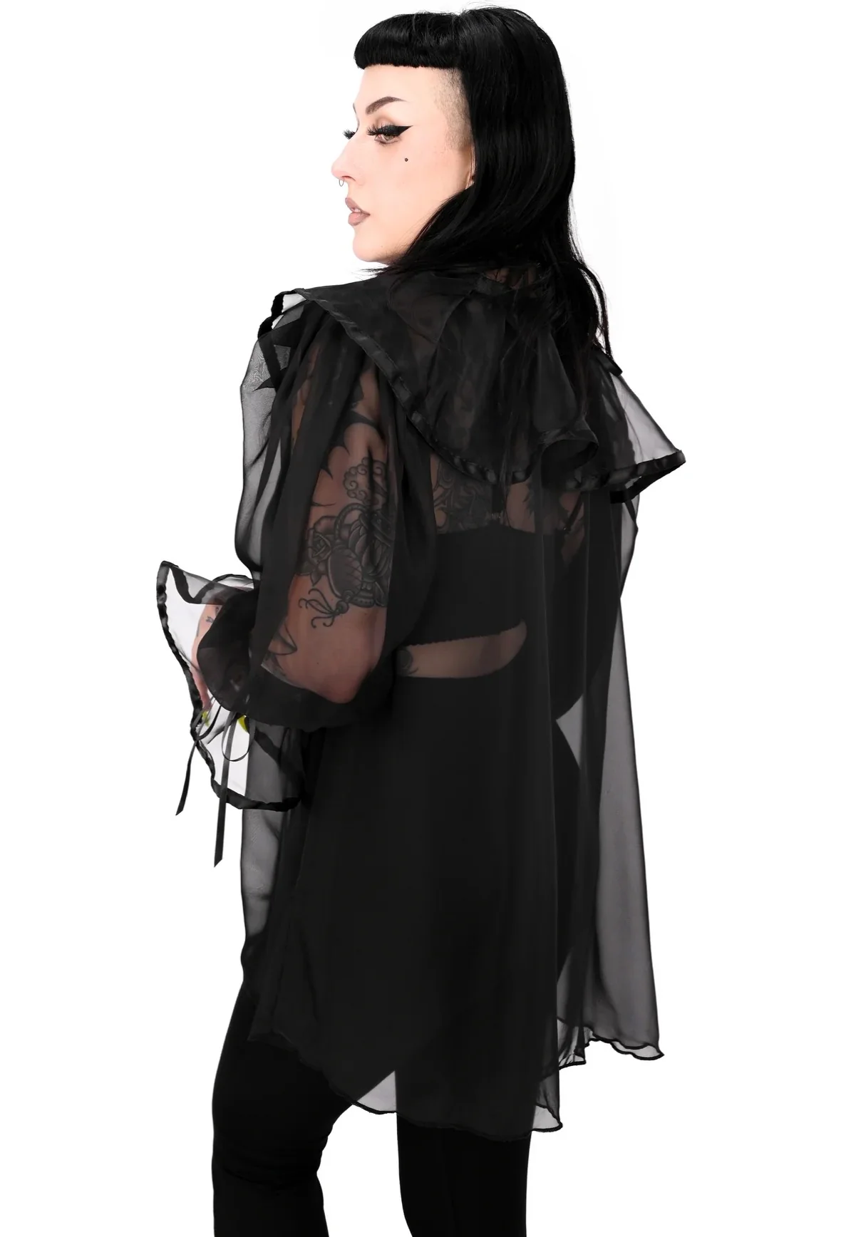 Marcellia Tunic Black - Blouse - Image 5