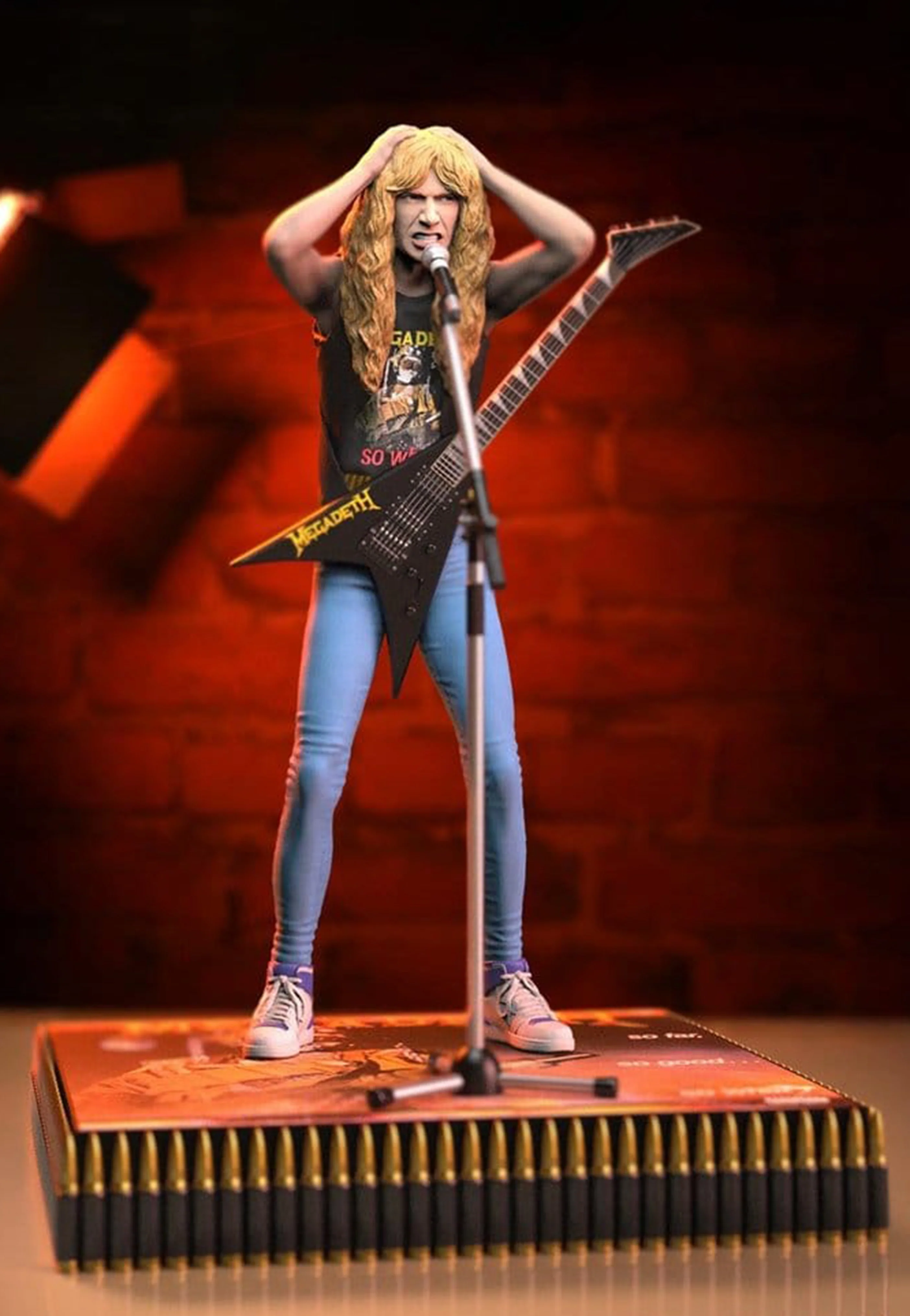 Dave Mustaine II Rock Iconz - Statue - Image 2