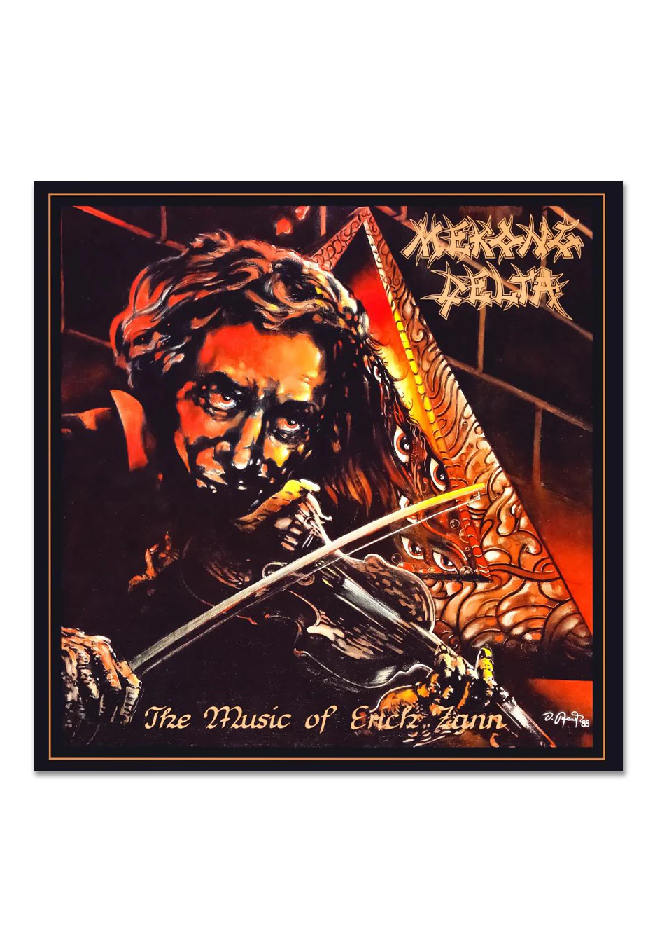 The Music Of Erich Zann Ltd. Orange/Black - Marbled Vinyl - Image 2