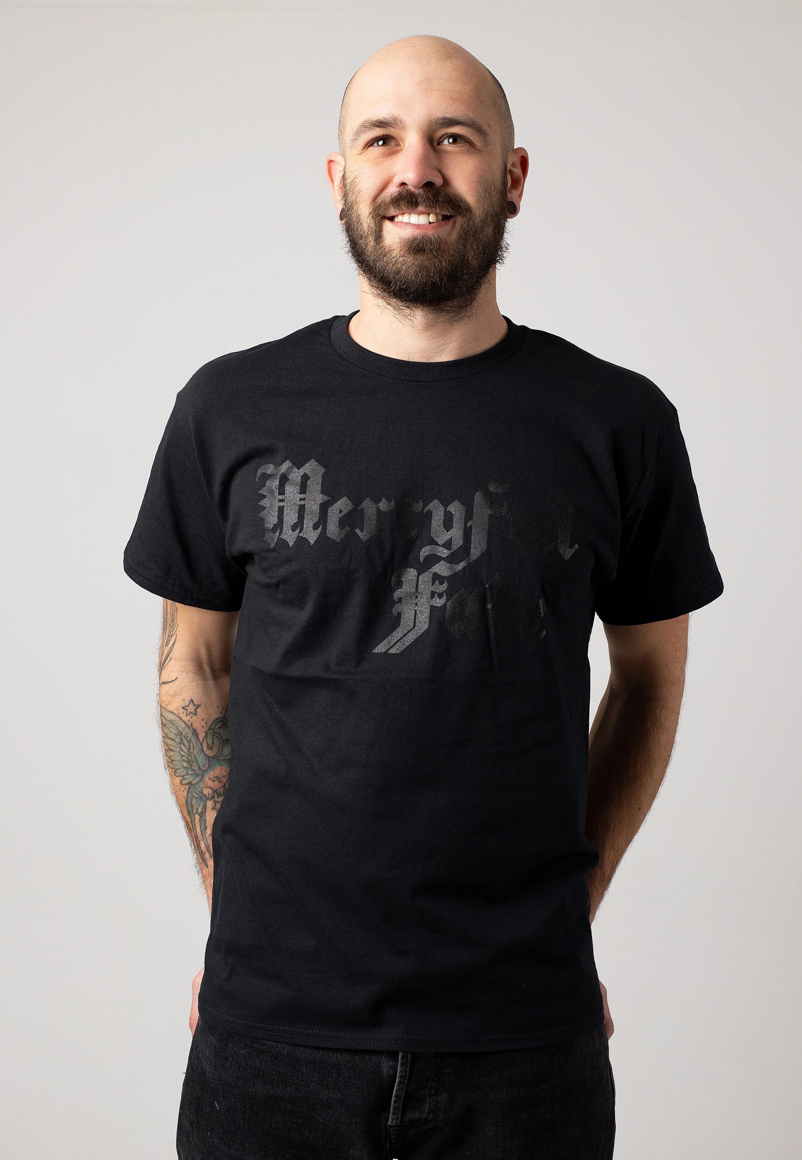 Black Funeral Cross - T-Shirt - Image 3