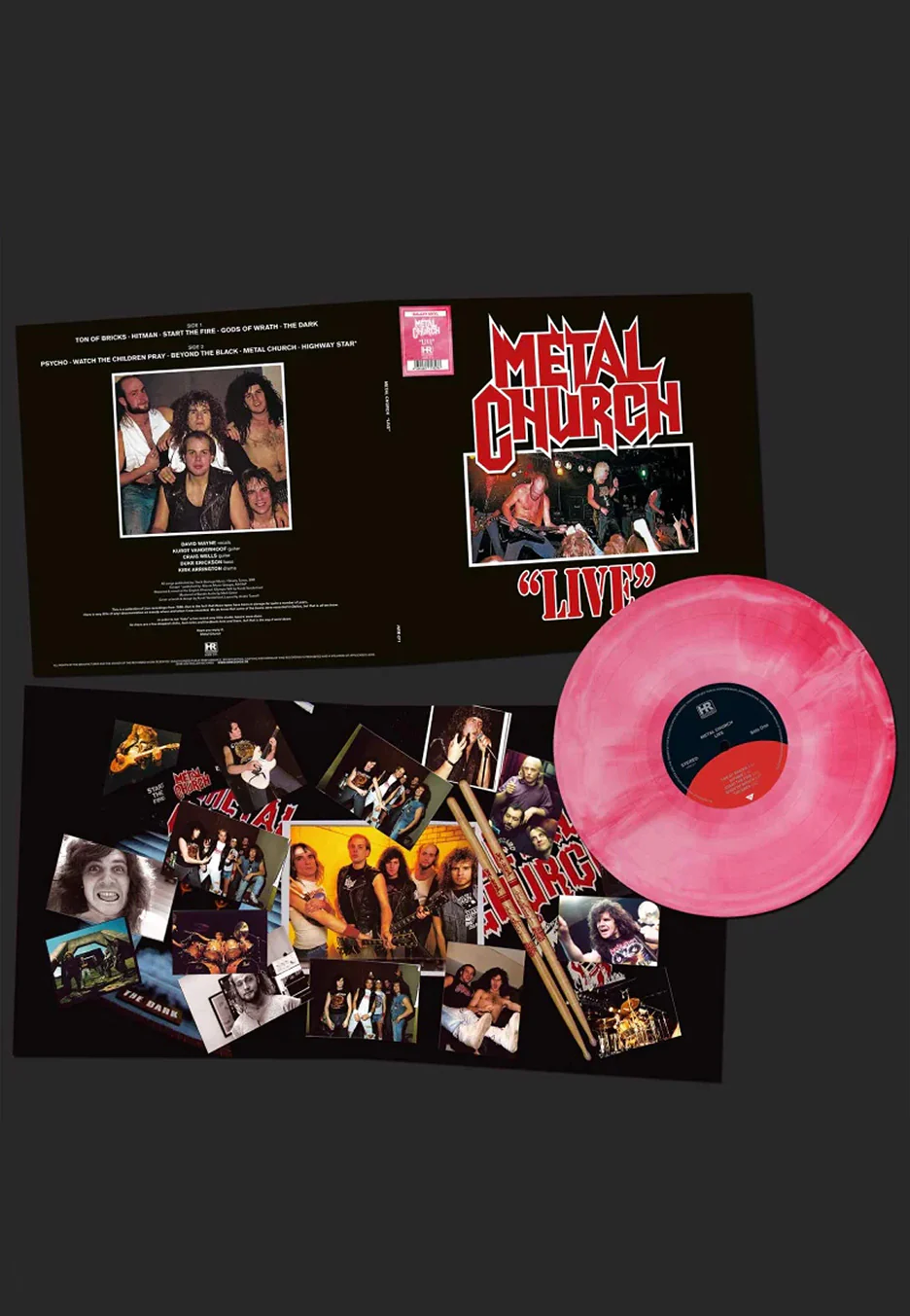 Live Ltd. Red/White Galaxy - Colored Vinyl