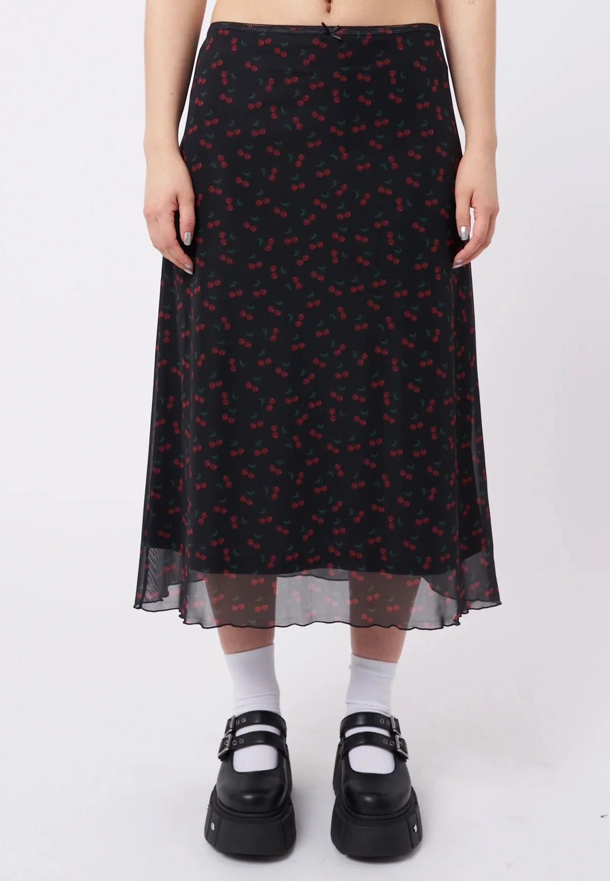 Cherry Cola Mesh Black - Skirt - Image 2