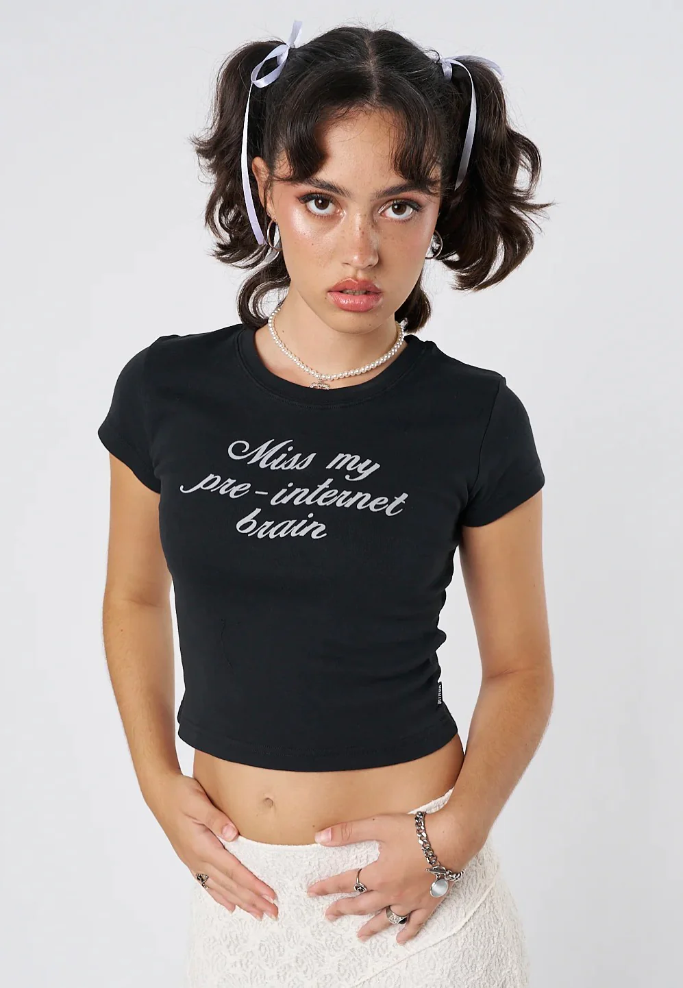Internet Brain Black - T-Shirt - Image 2