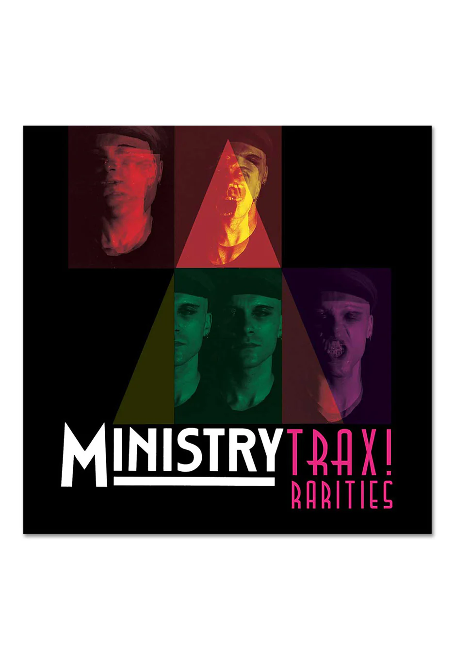 Trax! Rarities Ltd. Magenta w/ Black/White - Splattered 2 Vinyl - Image 2