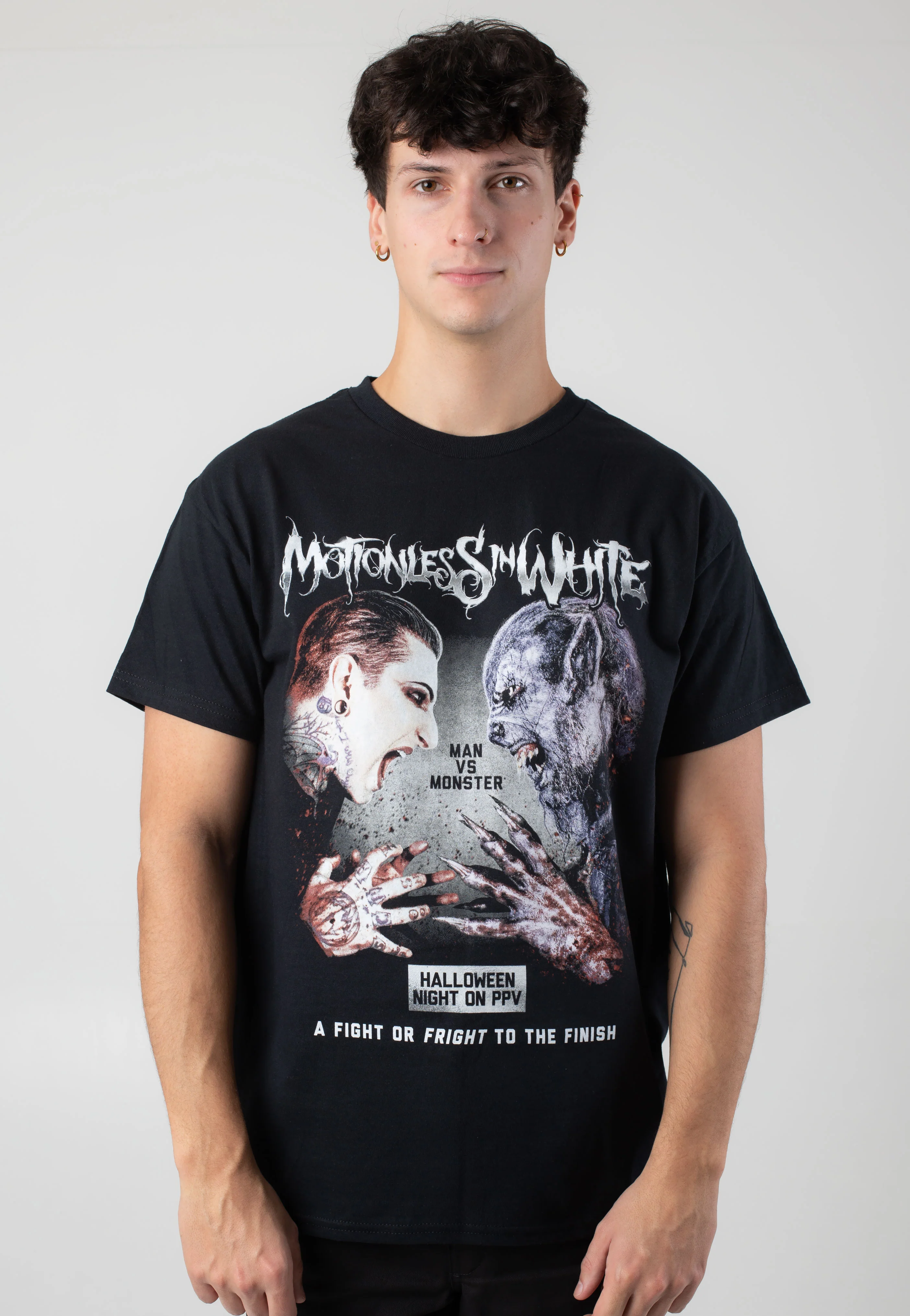Man Vs Monster - T-Shirt - Image 3