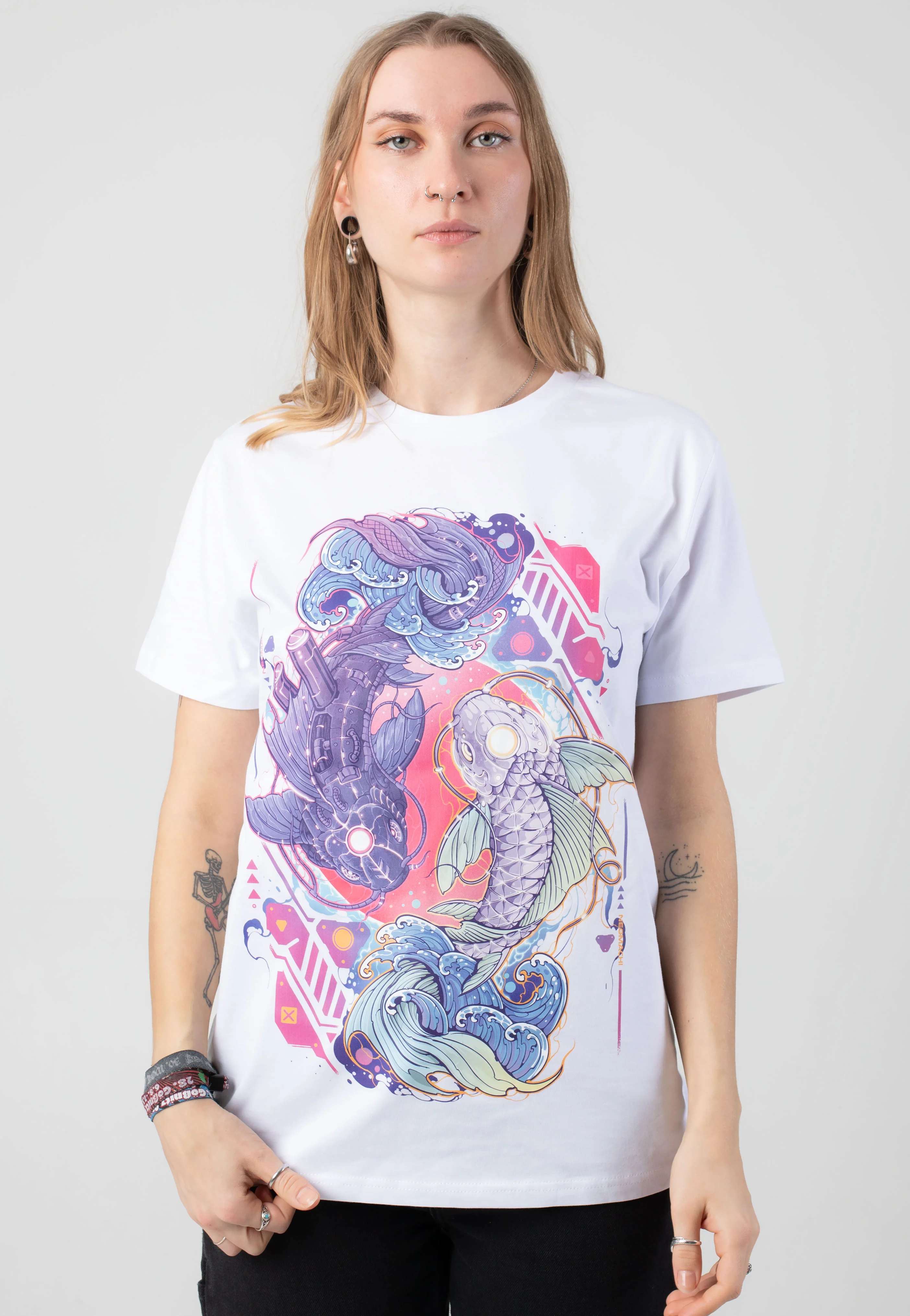 Onmyo White - T-Shirt - Image 3