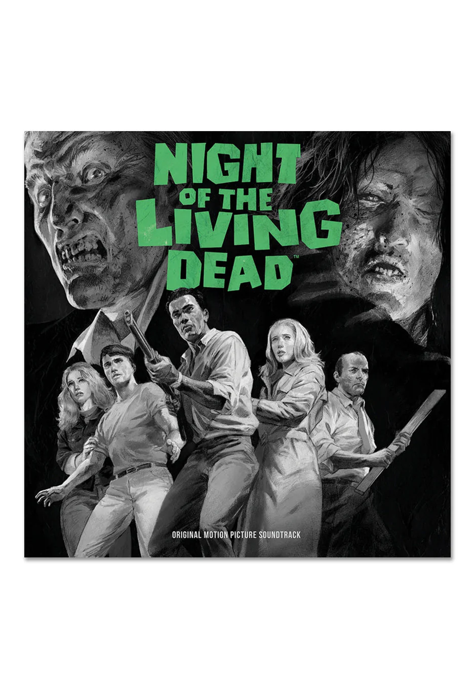 Night Of The Living Dead OST Ltd. Black/White - Marbled 2 Vinyl - Image 2