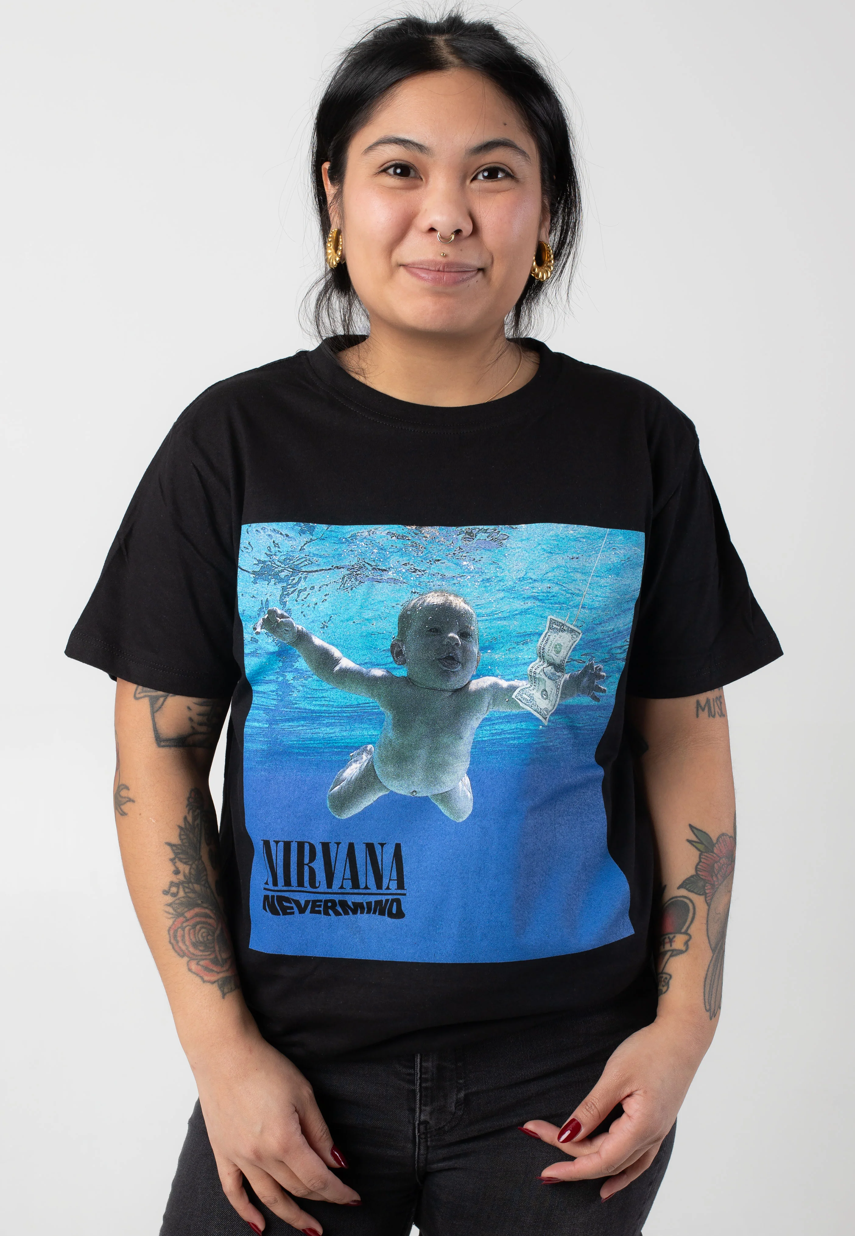 Nevermind Album - T-Shirt - Image 5