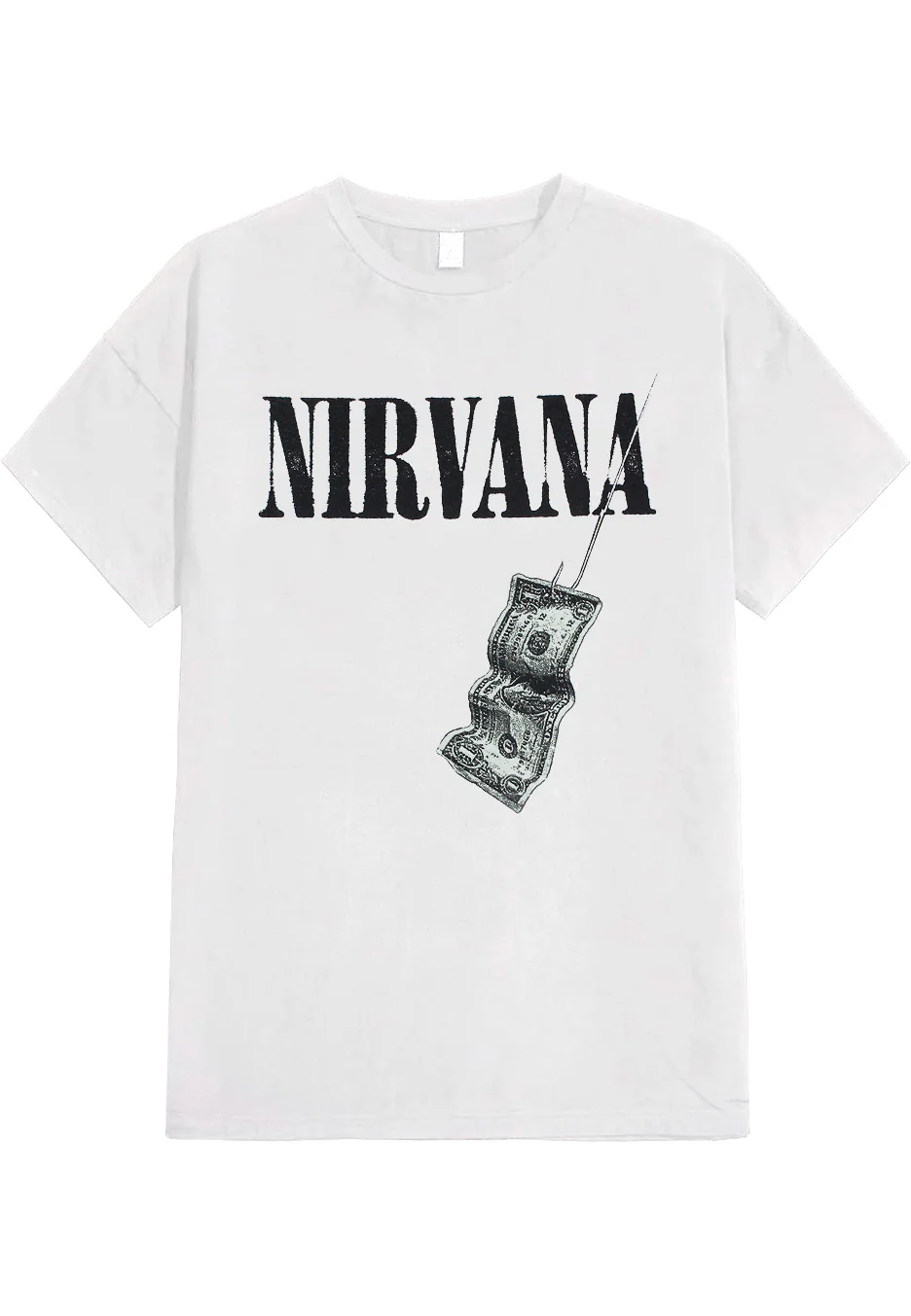 Nevermind Dollar Loose White - T-Shirt - Image 5