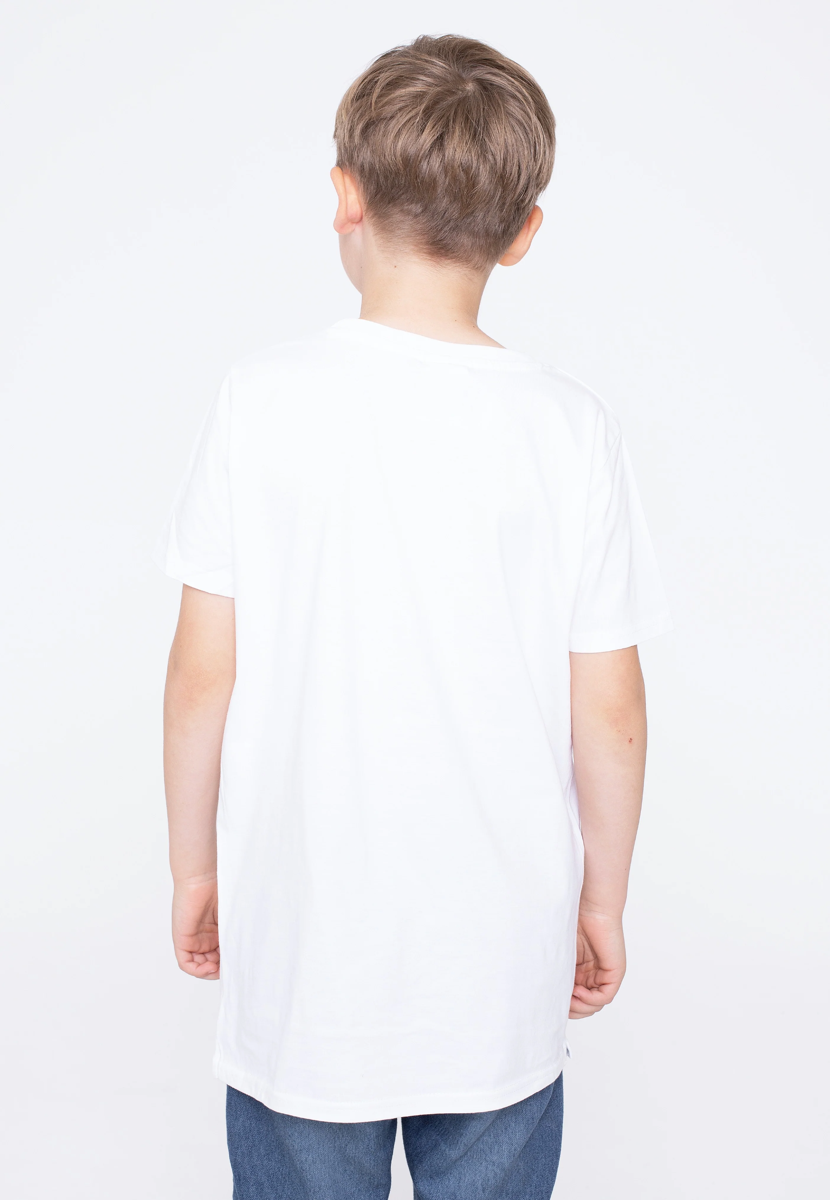 Yellow Happy Face Kids White - T-Shirt - Image 6
