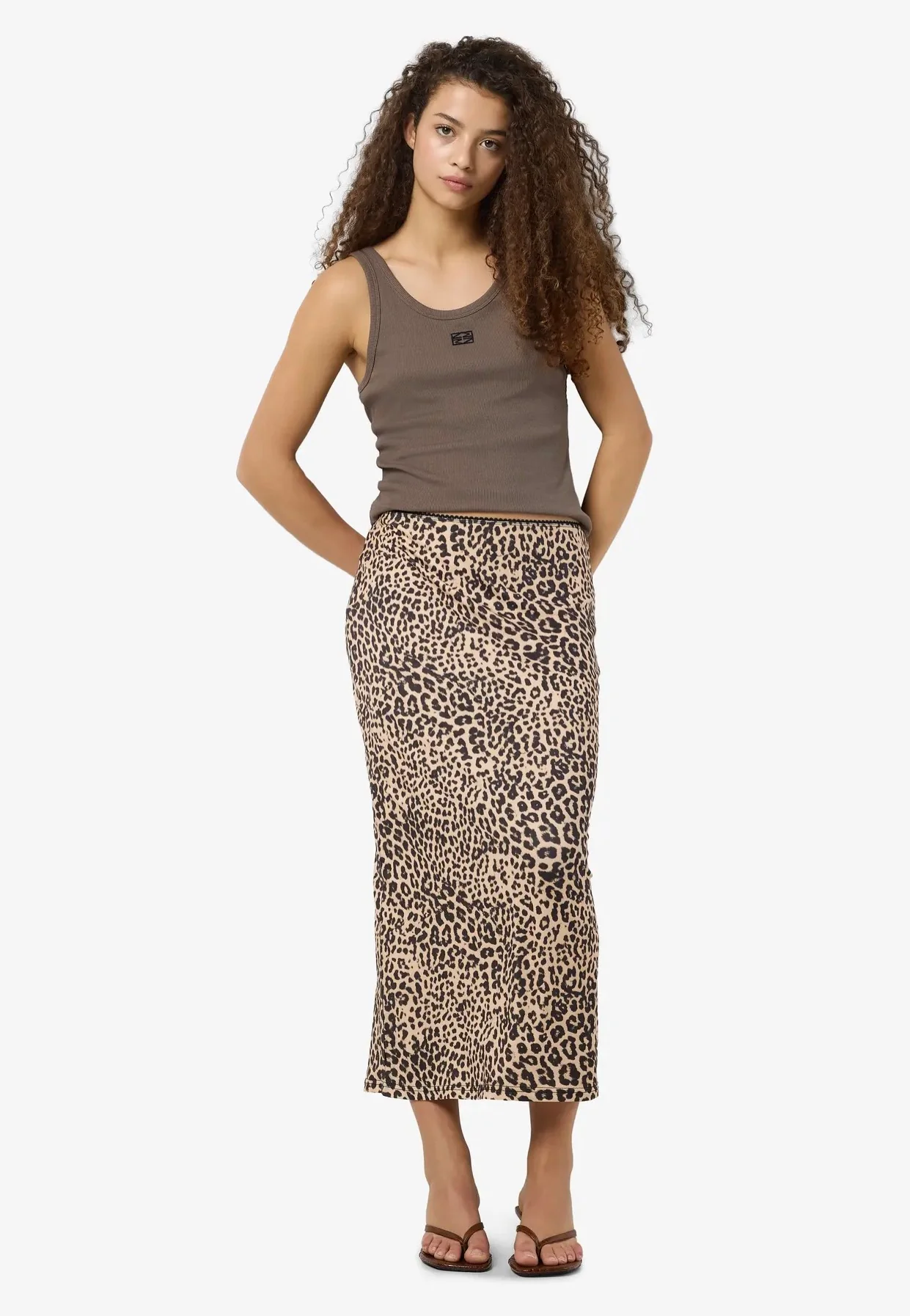 Avery Nw Midi Silver Mink Leo - Skirt - Image 6