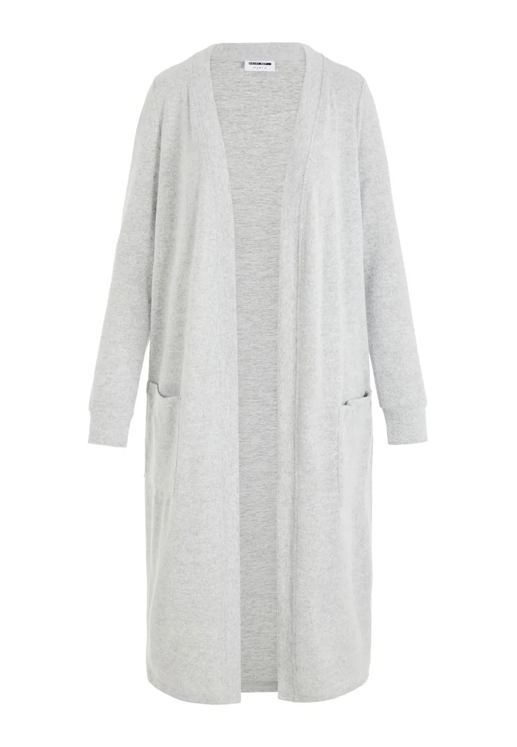 City L/S Long Light Grey Melange - Cardigan - Image 6