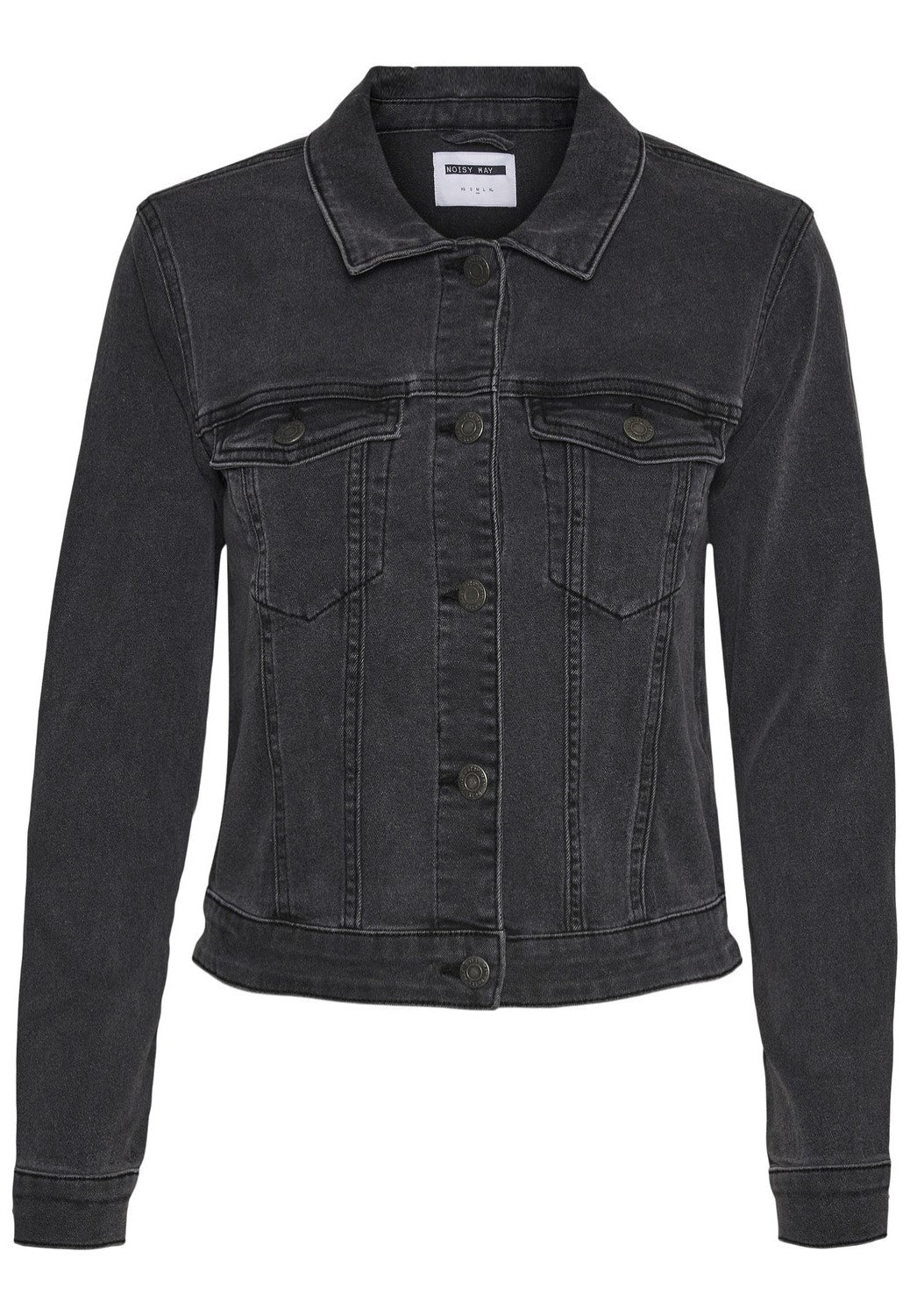 Debra Dark Grey Denim - Jeans Jacket - Image 6