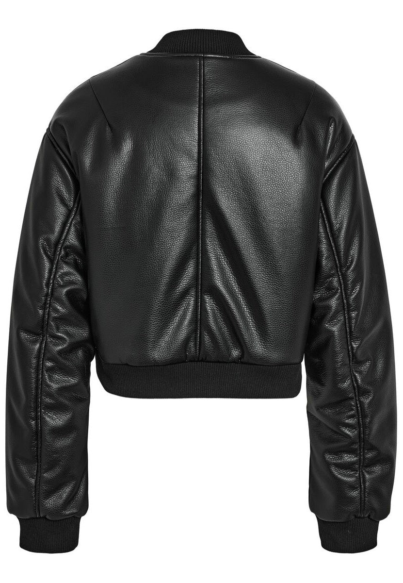 Eileen Pu Structured Black - Leather Jacket - Image 10