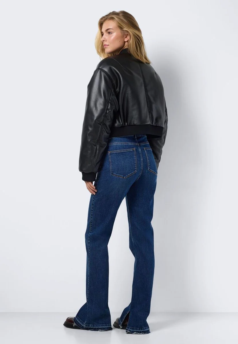 Eileen Pu Structured Black - Leather Jacket - Image 4