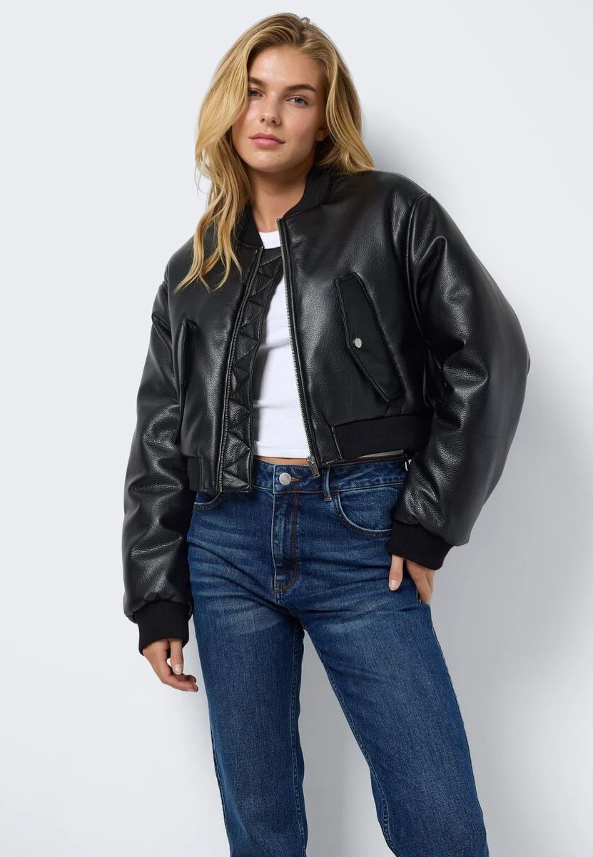 Eileen Pu Structured Black - Leather Jacket - Image 6