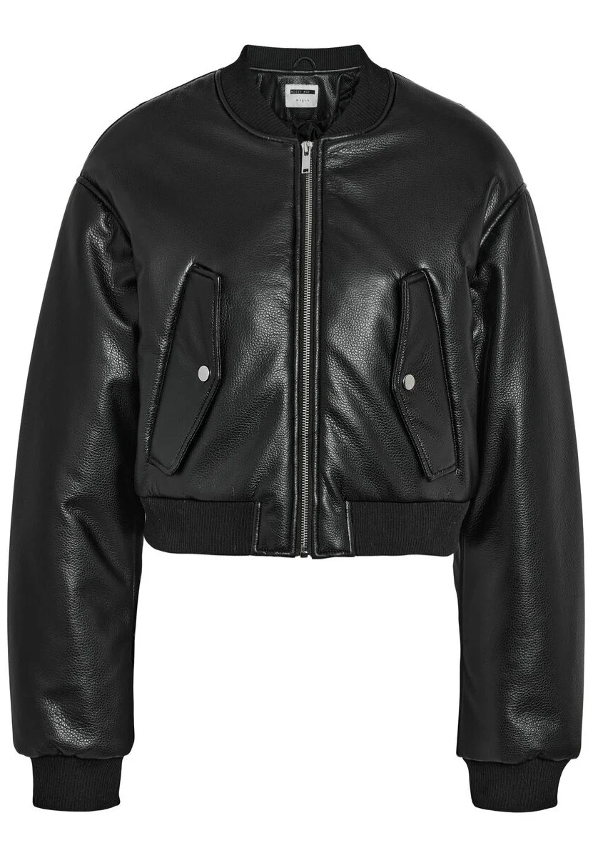 Eileen Pu Structured Black - Leather Jacket - Image 8