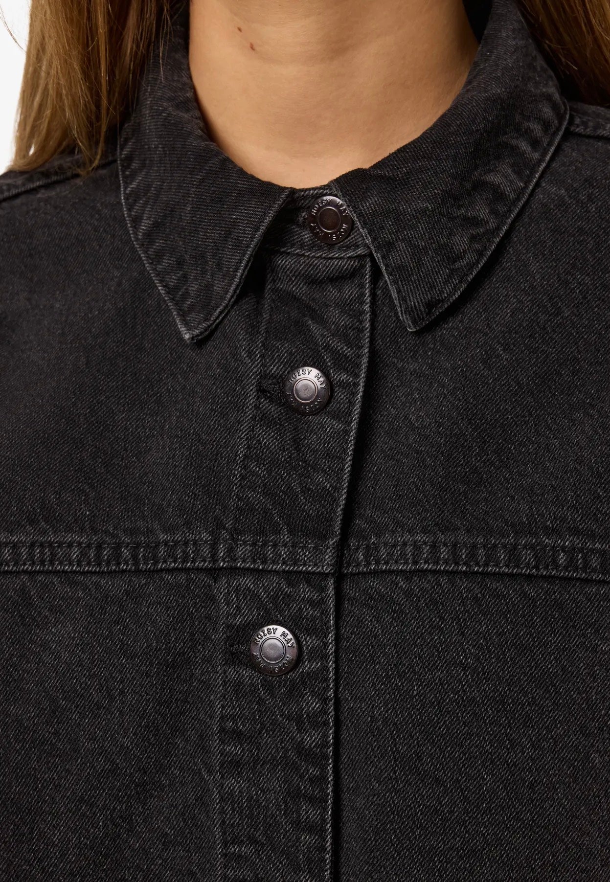 Kettie L/S Black Denim - Jeans Jacket - Image 5