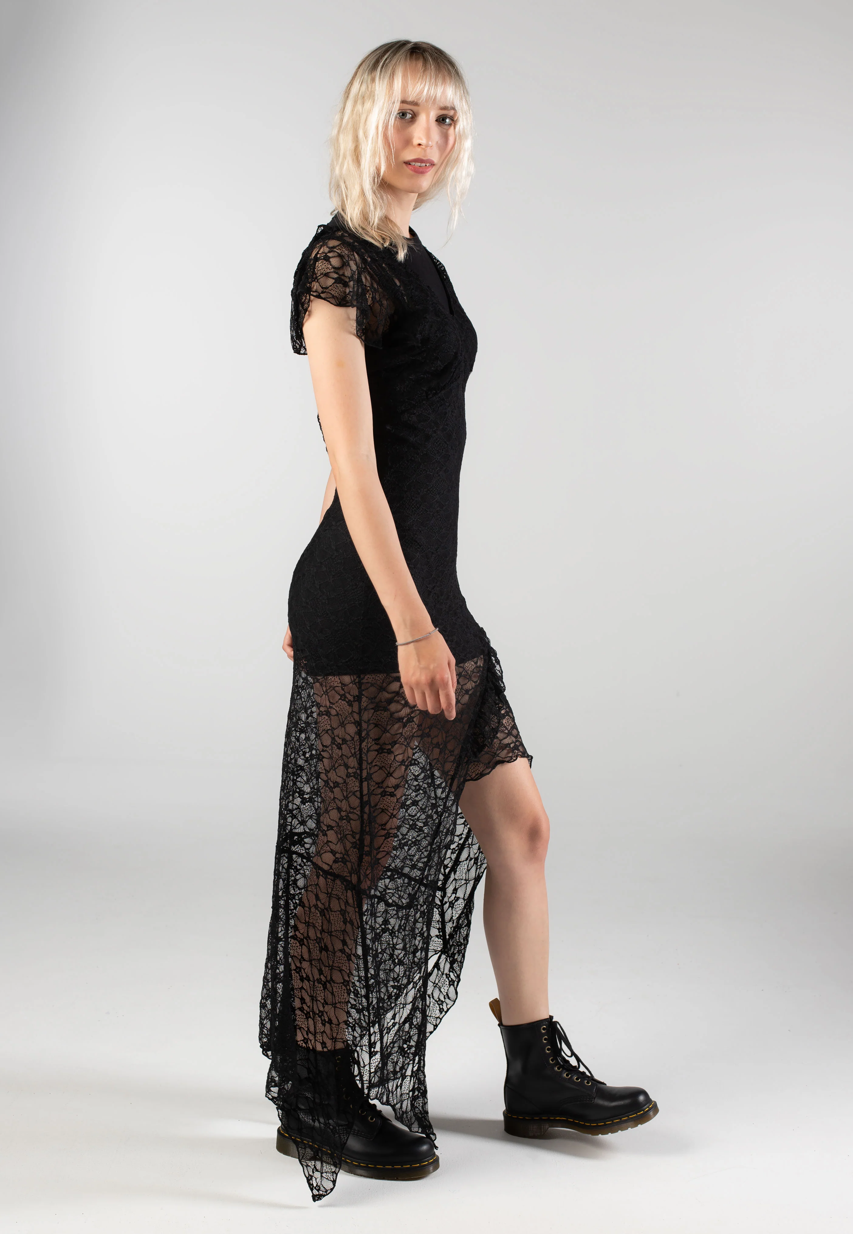 Lacey Maxi Black - Dress - Image 4