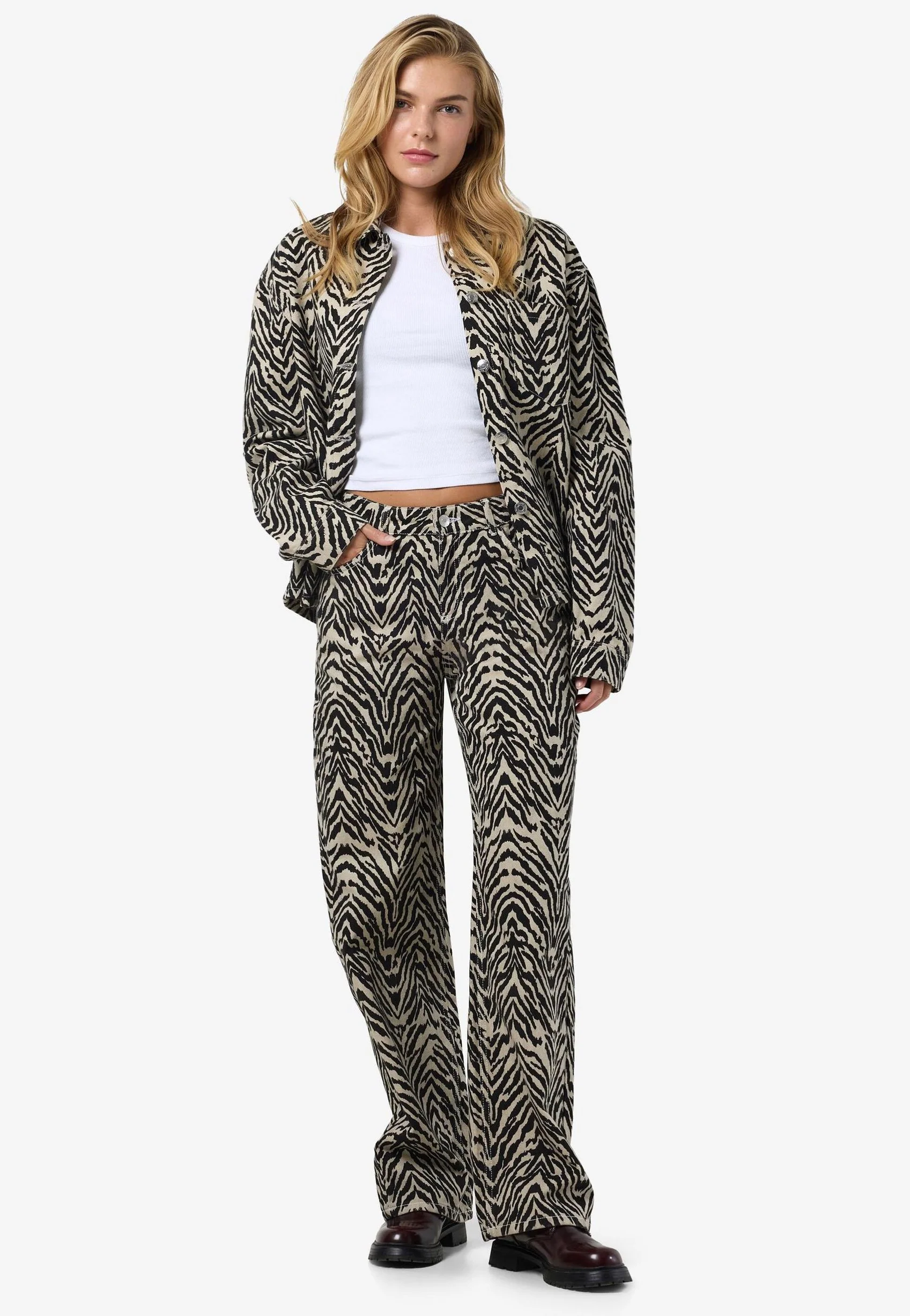 Marley Straight Zebra Ecru - Jeans - Image 6
