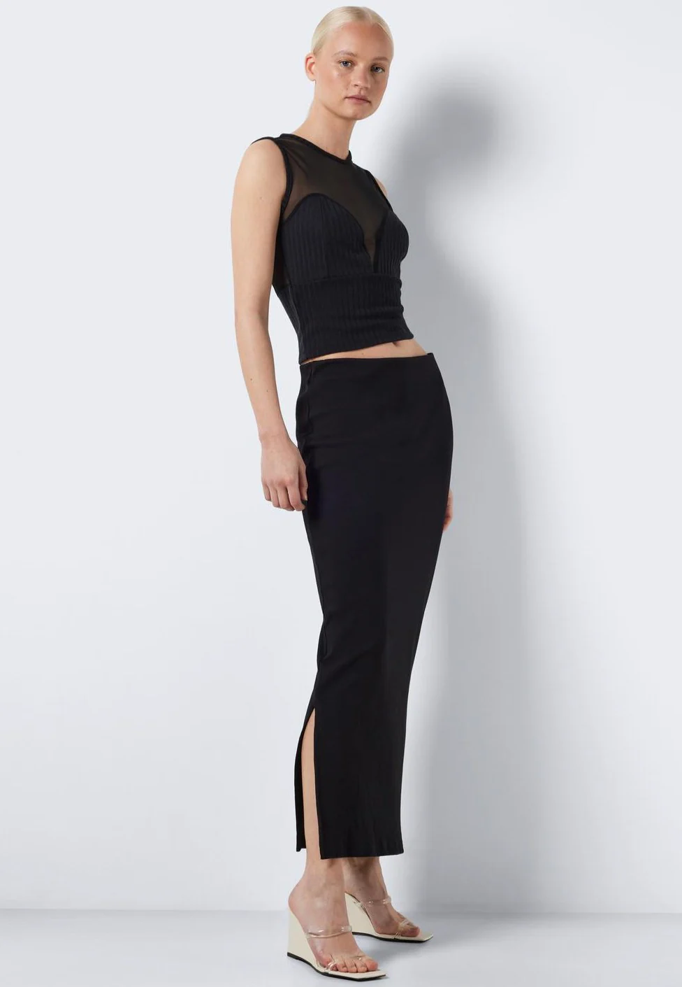 Maya Hw Ankle Length Black - Skirt - Image 4