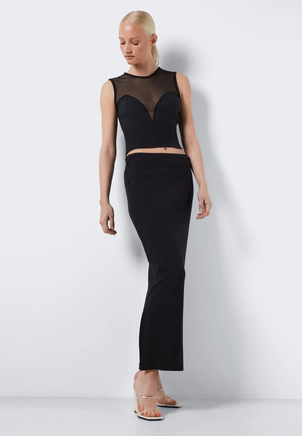 Maya Hw Ankle Length Black - Skirt - Image 5