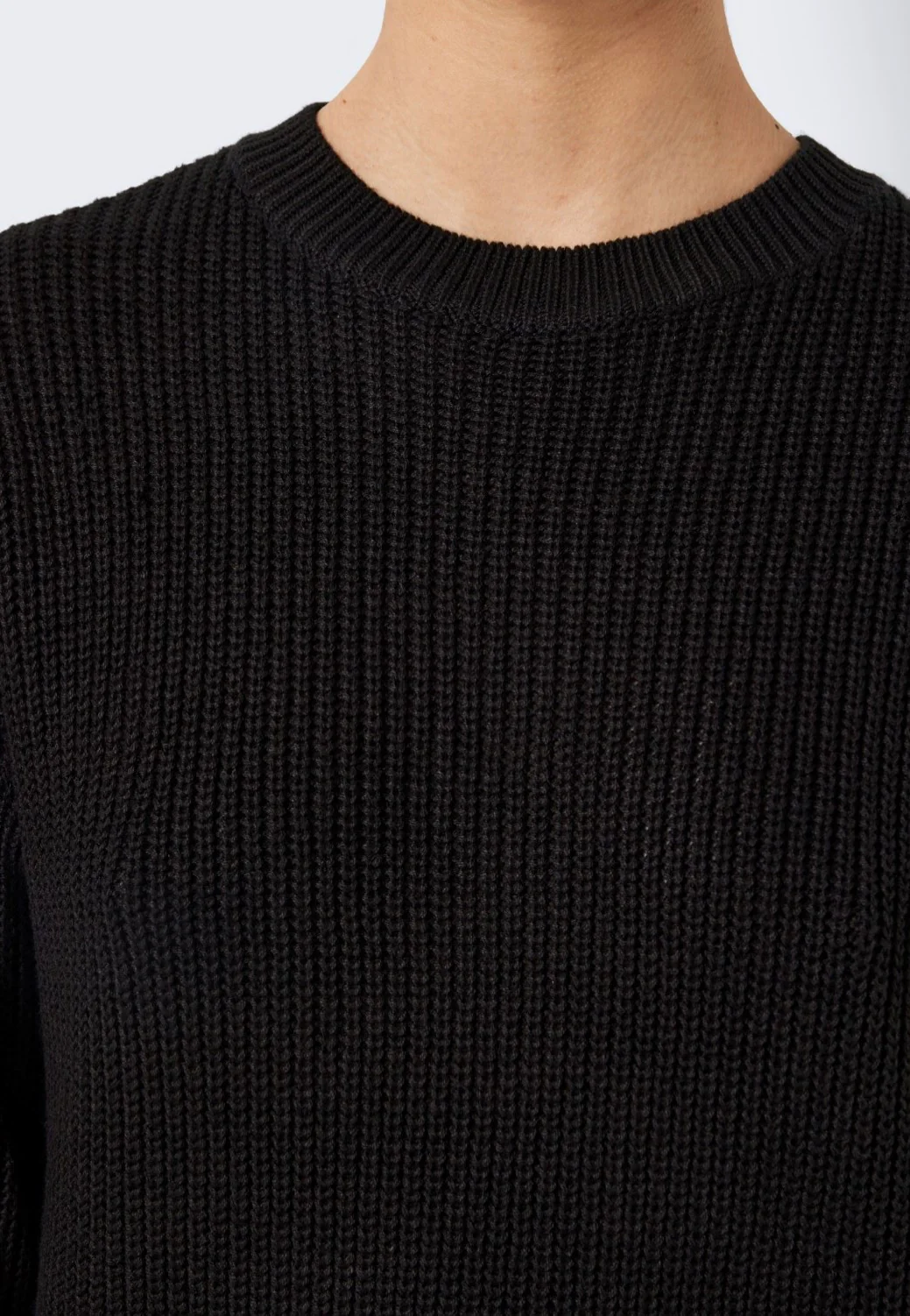 Maysa O Neck Black - Knit Dress - Image 3