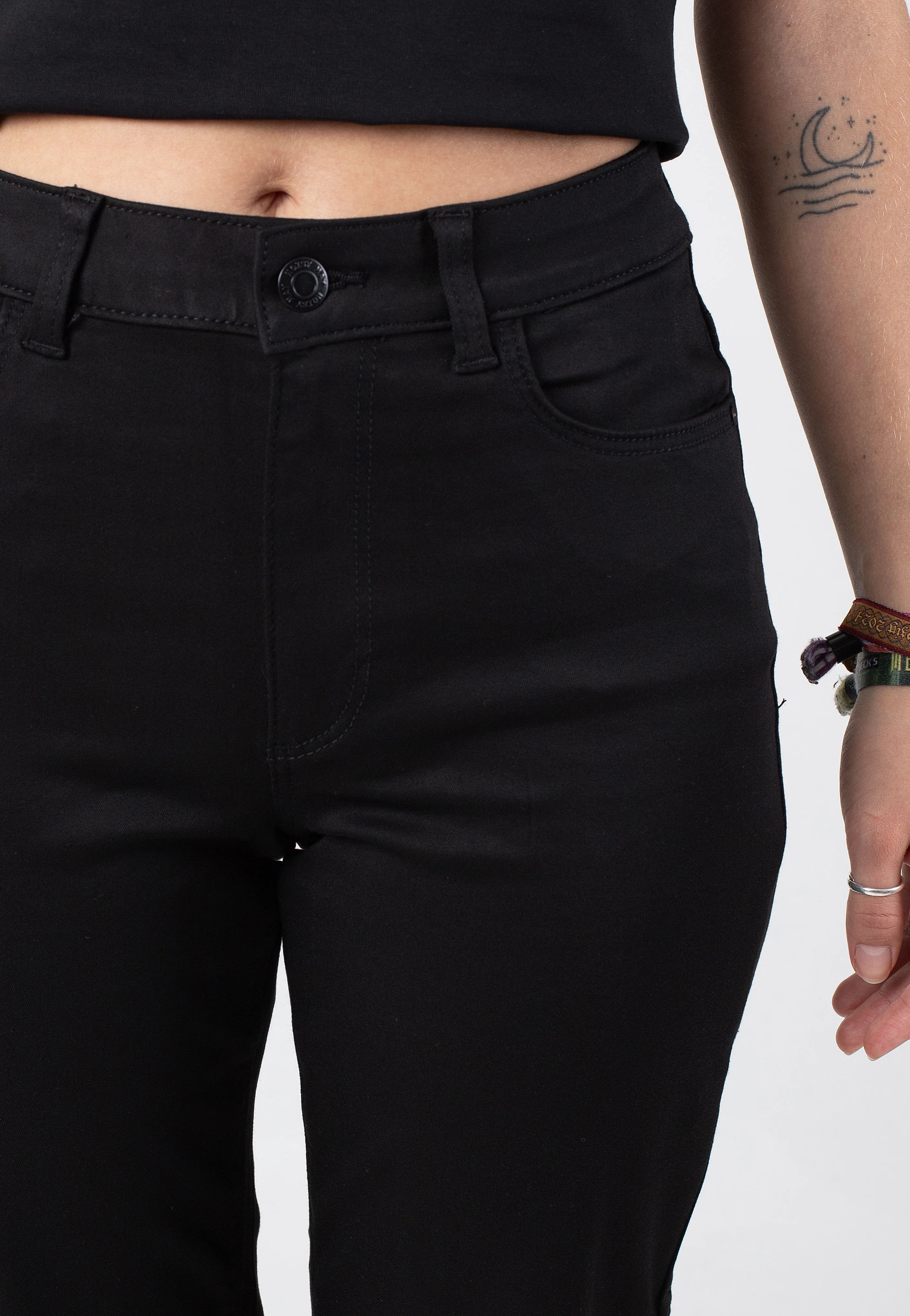 Moni Hw Straight Black Denim - Jeans - Image 4