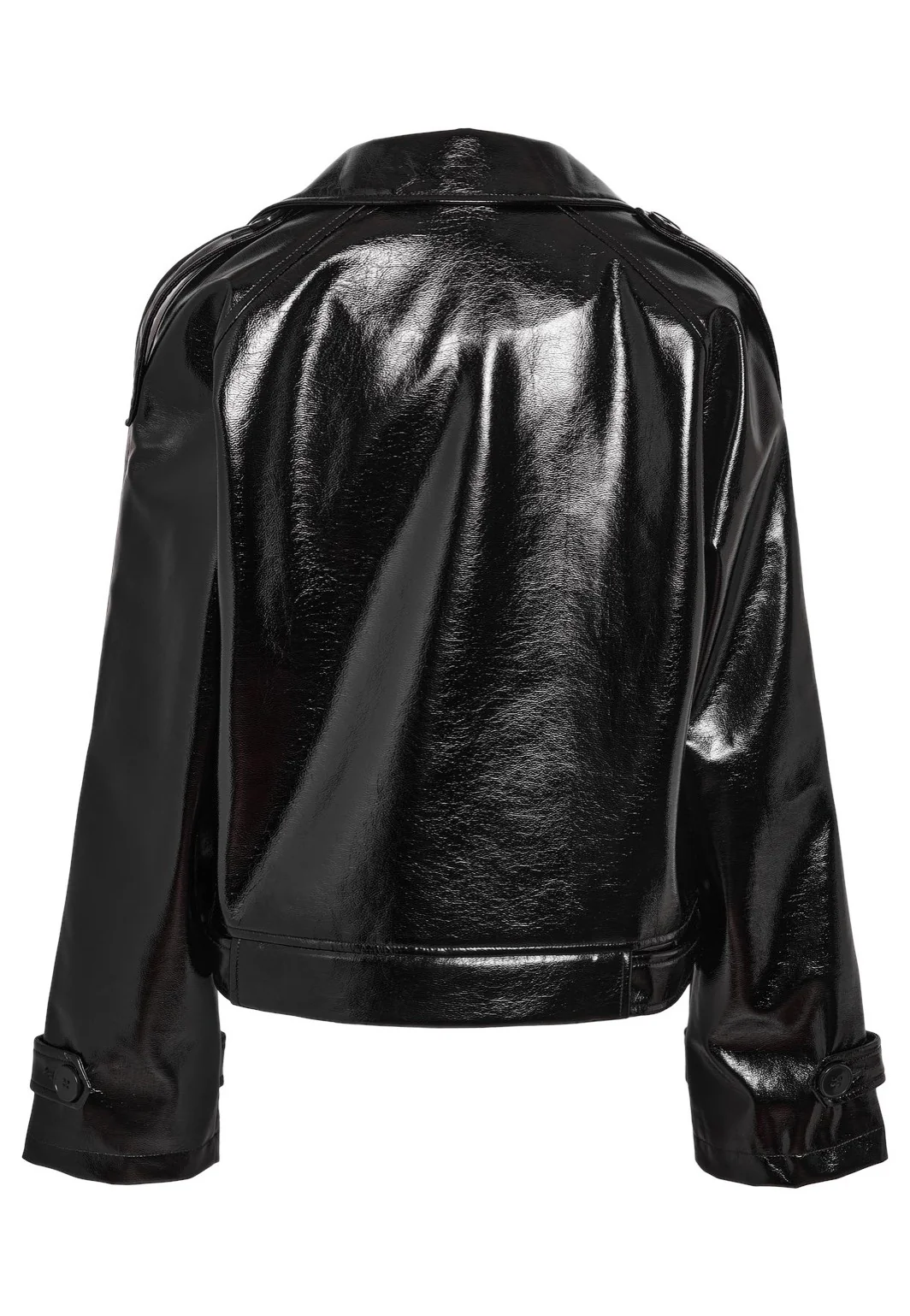 Neal Vinyl Short Black - Jacket - Image 5