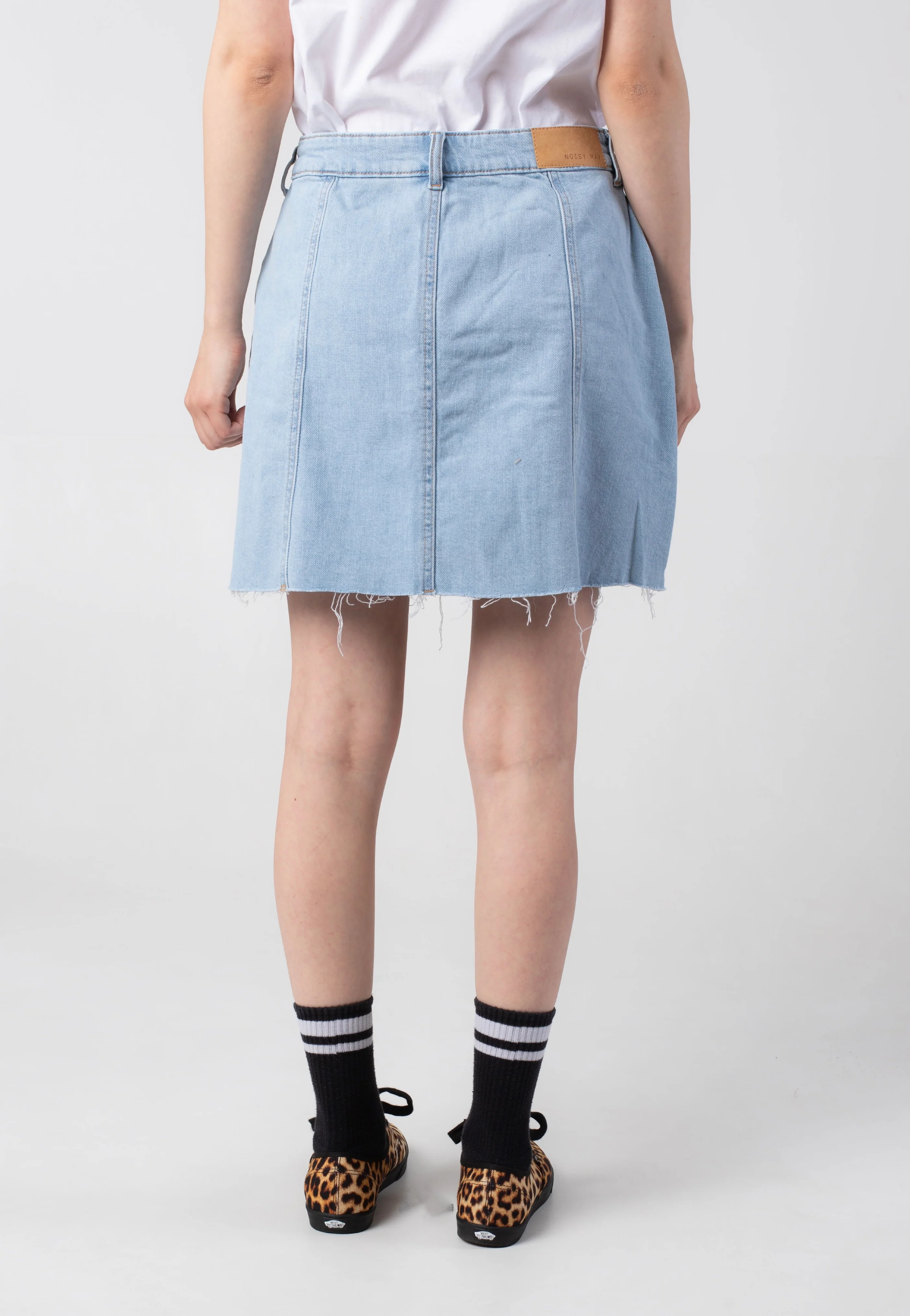 Nine Short Light Blue Denim - Skirt - Image 3