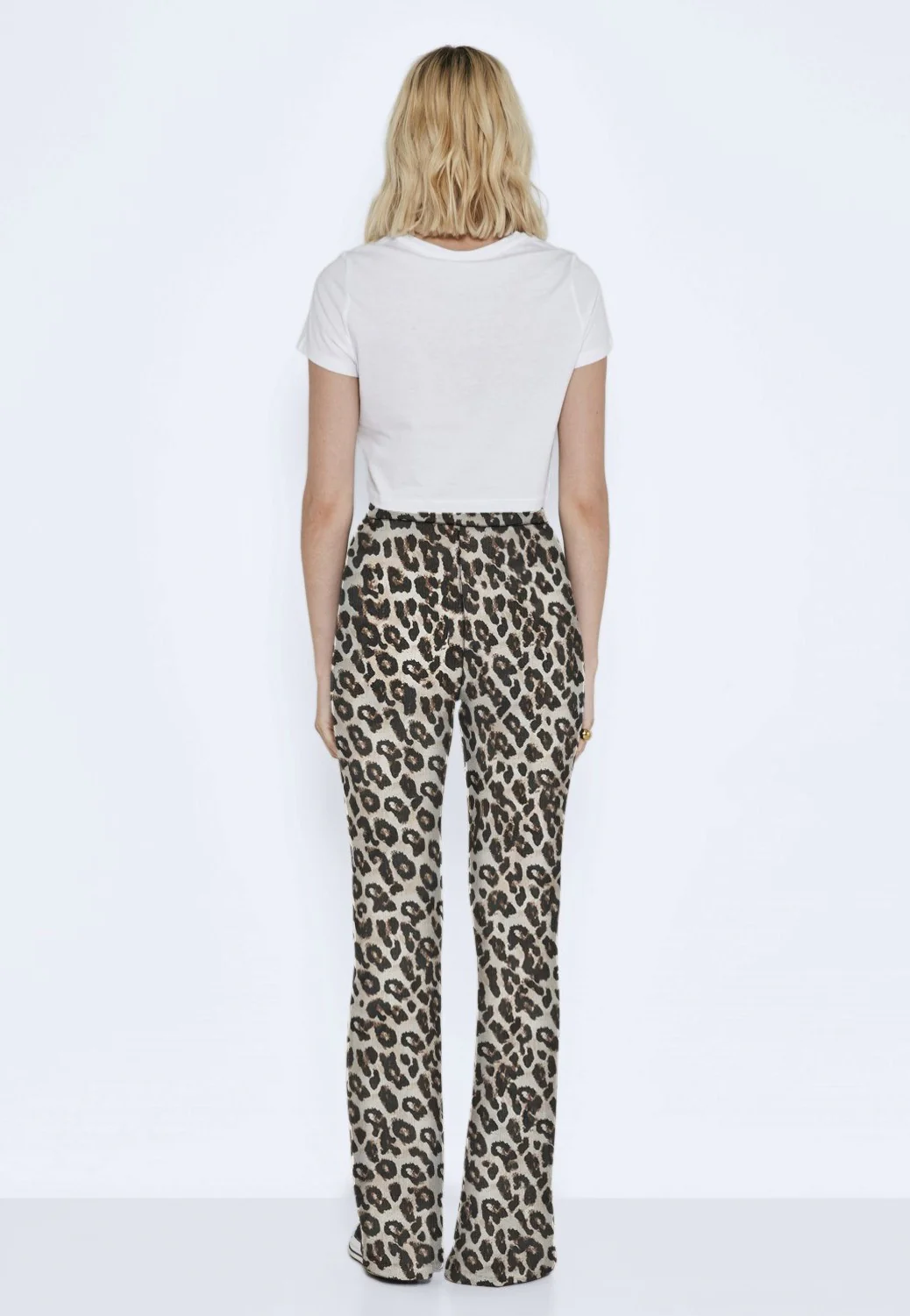 Pasa High Waist Flared Black Leo - Pants - Image 5