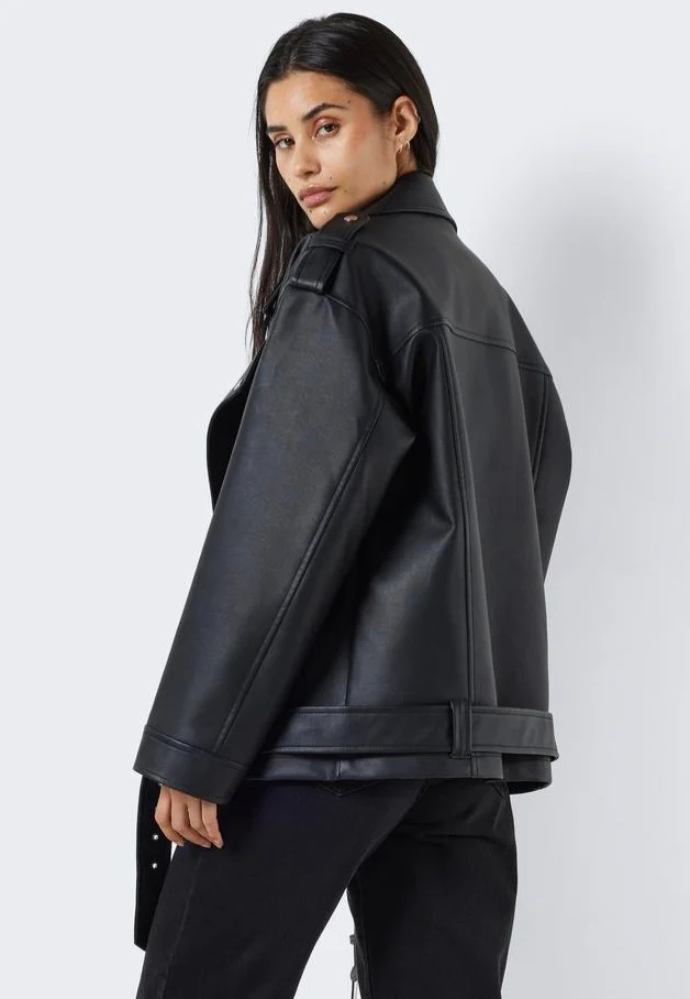 Paulina Oversize Biker Black - Jacket - Image 9