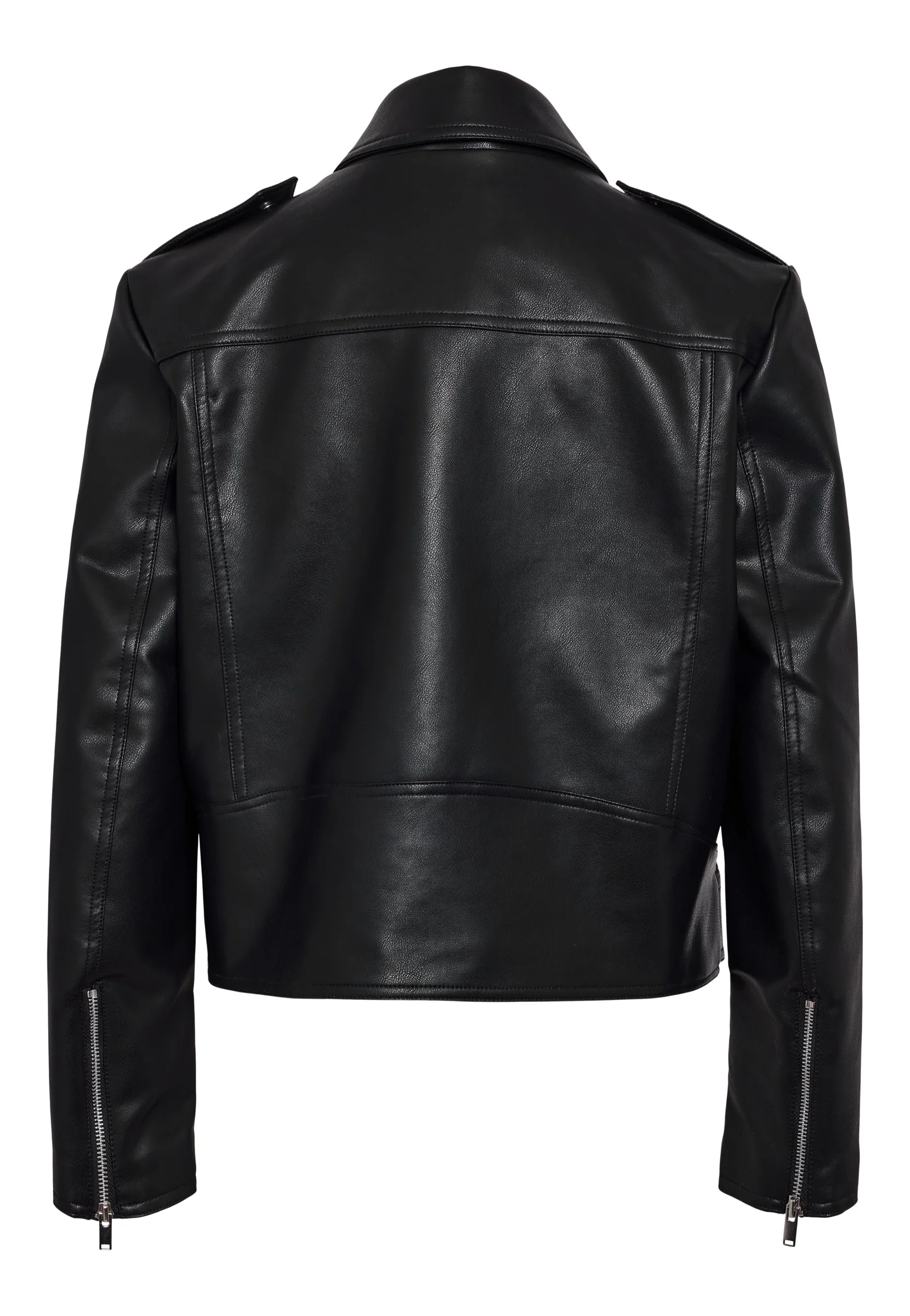 Rocket Biker Black - Leather Jacket - Image 3