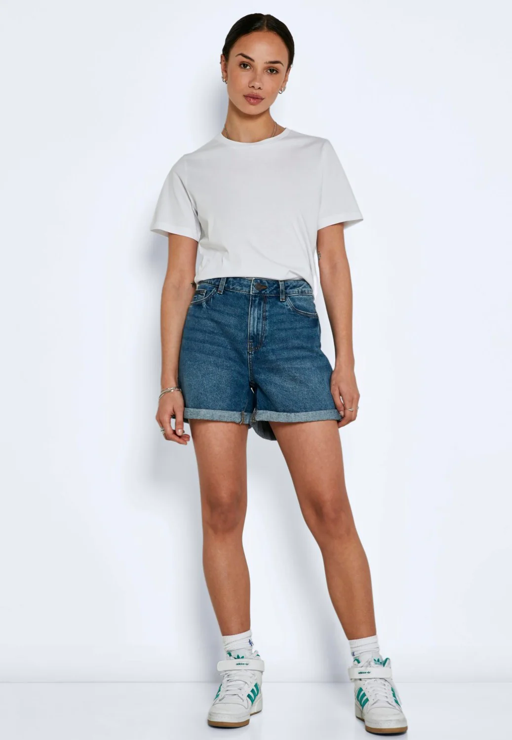 Smiley Medium Blue Denim - Shorts - Image 4