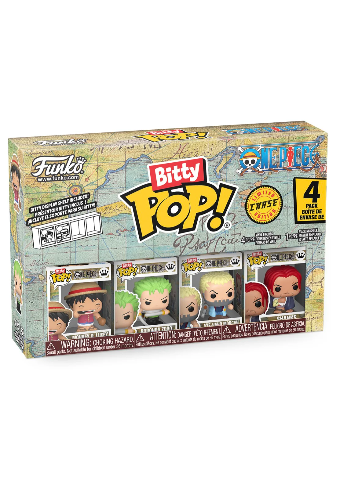 Luffy Bitty POP! 4PK - Funko Pop - Image 2