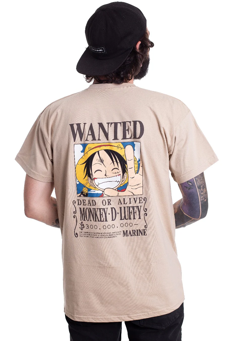 Wanted Luffy Sand - T-Shirt - Image 6