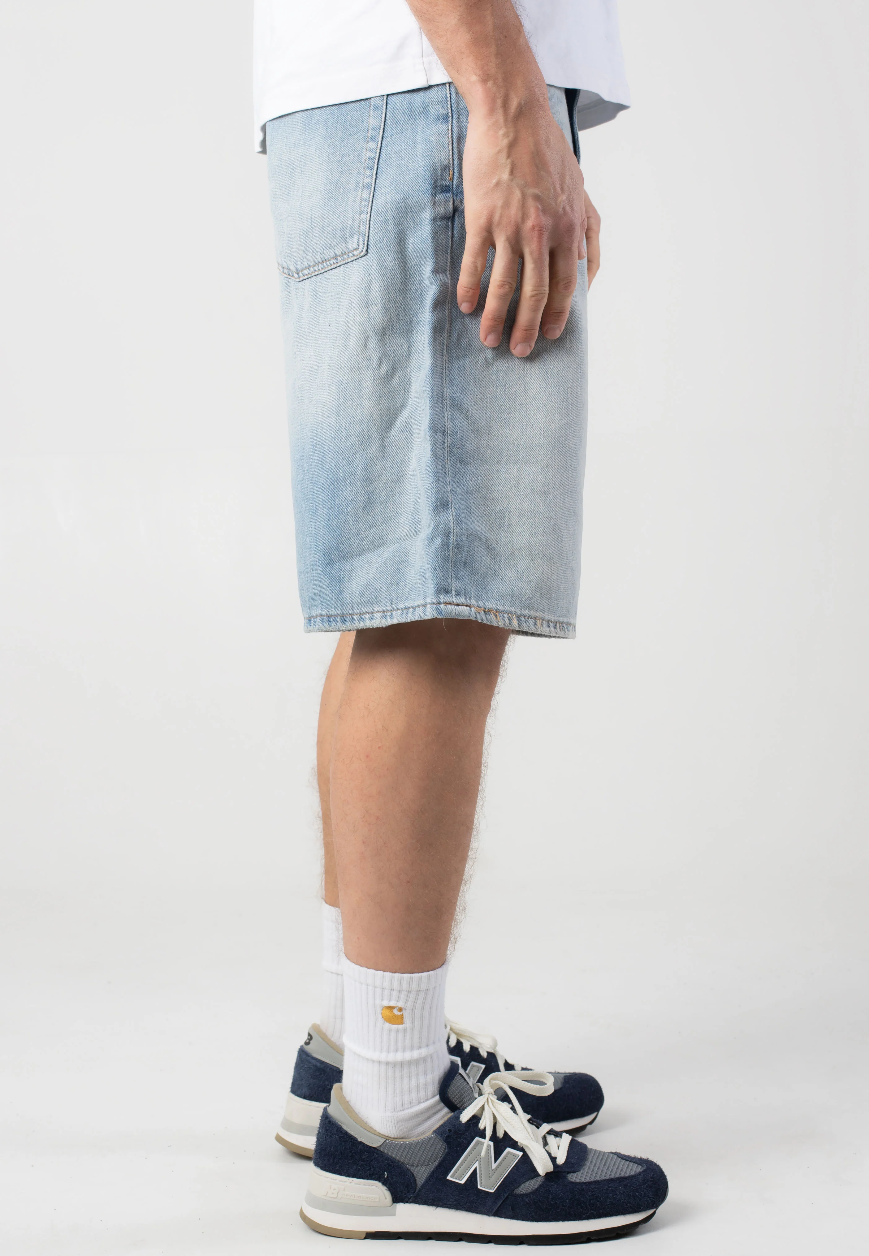 Carl Ball LB 2958 Tai Light Blue Denim - Shorts - Image 4