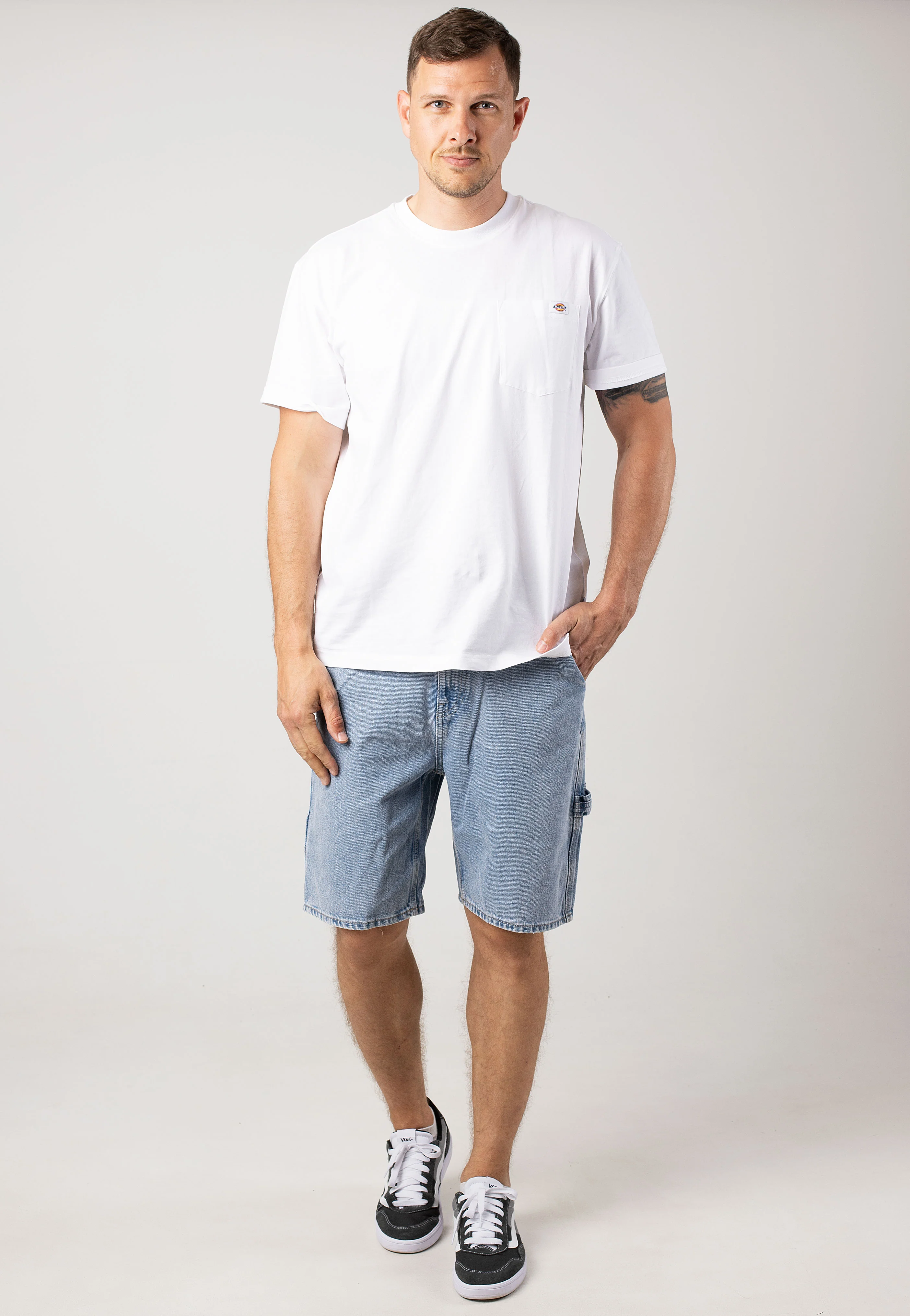 Edge Car Light Blue Denim - Shorts - Image 7