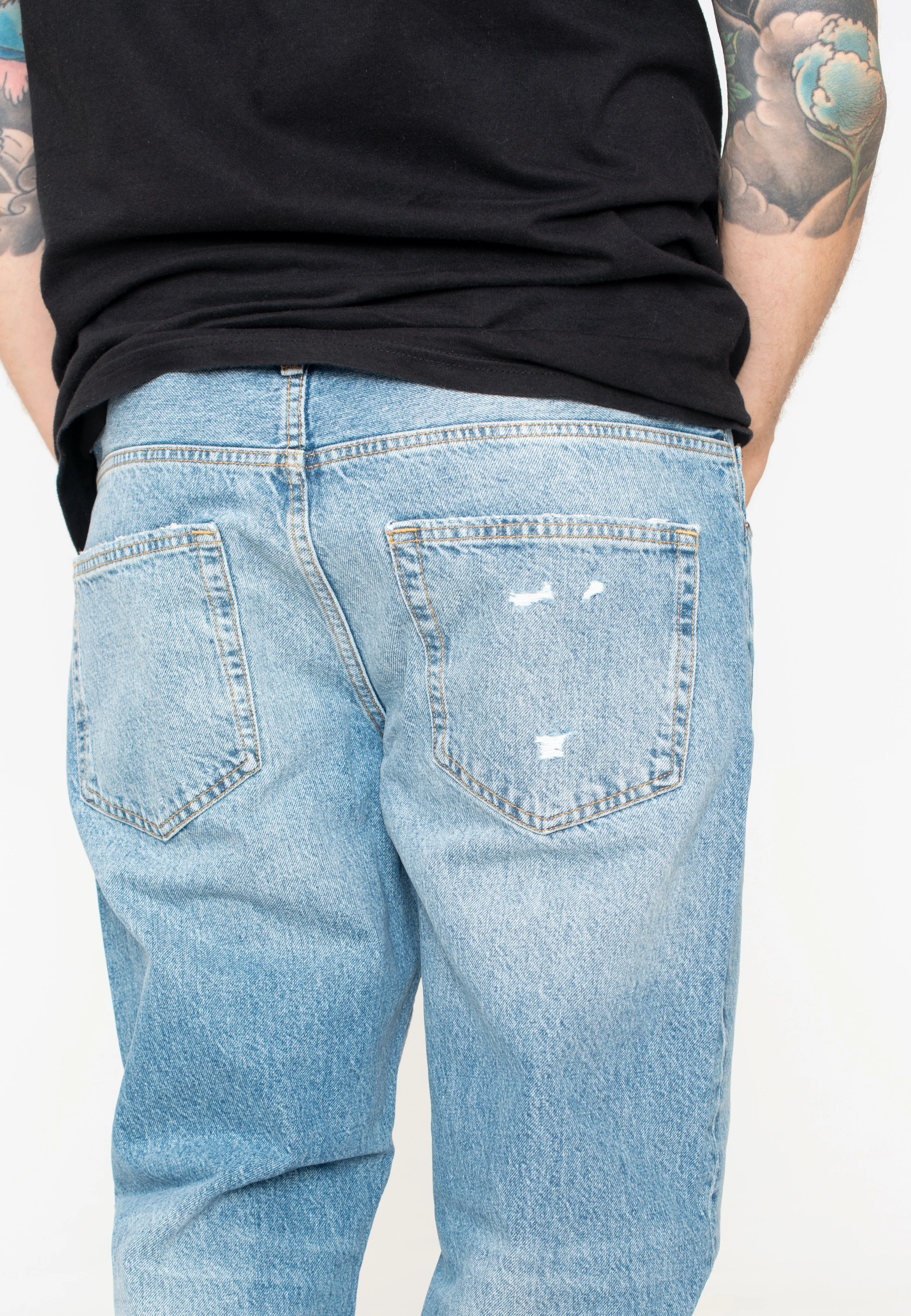 Edge Loose Light Blue Denim - Jeans - Image 5