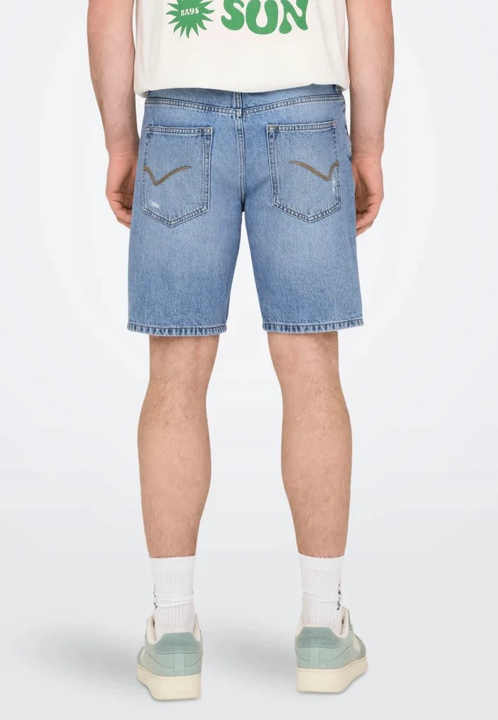 Edge Ram Light Blue Denim - Shorts - Image 2