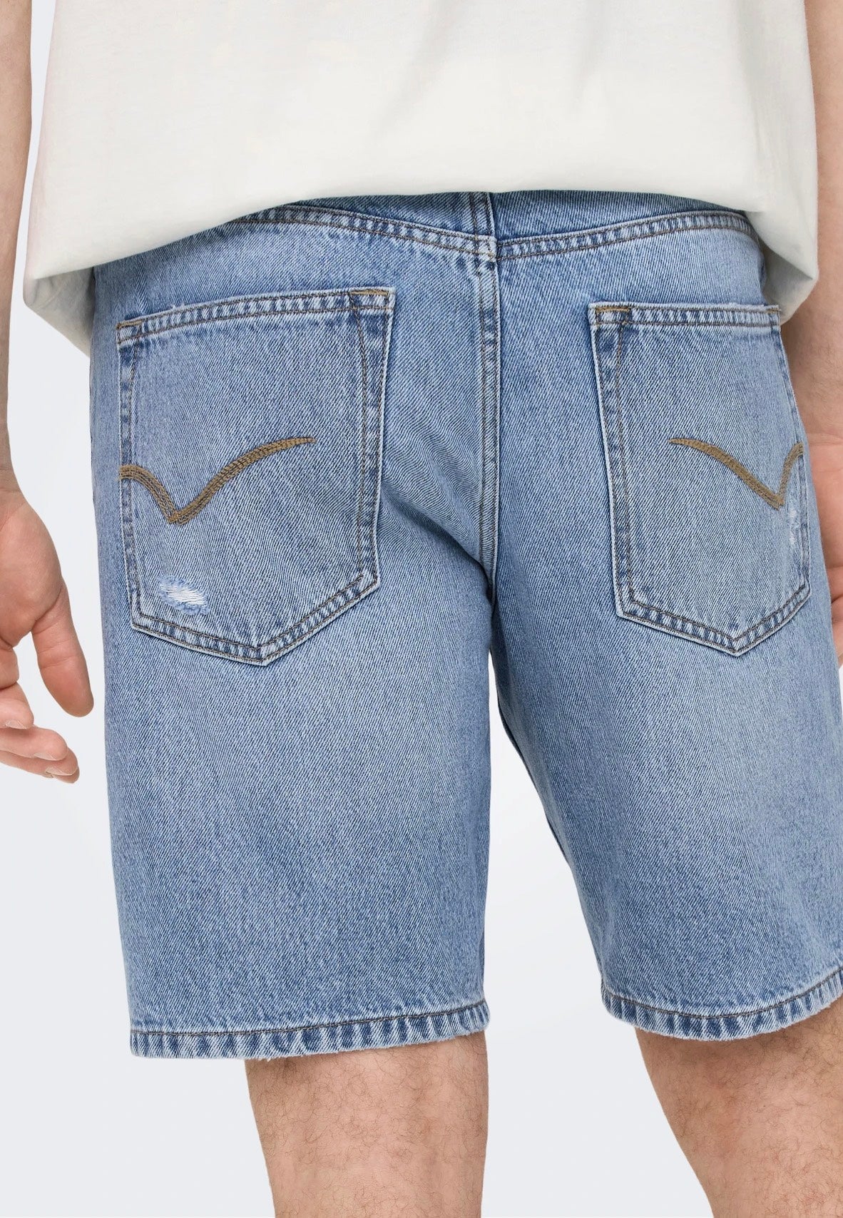 Edge Ram Light Blue Denim - Shorts - Image 4