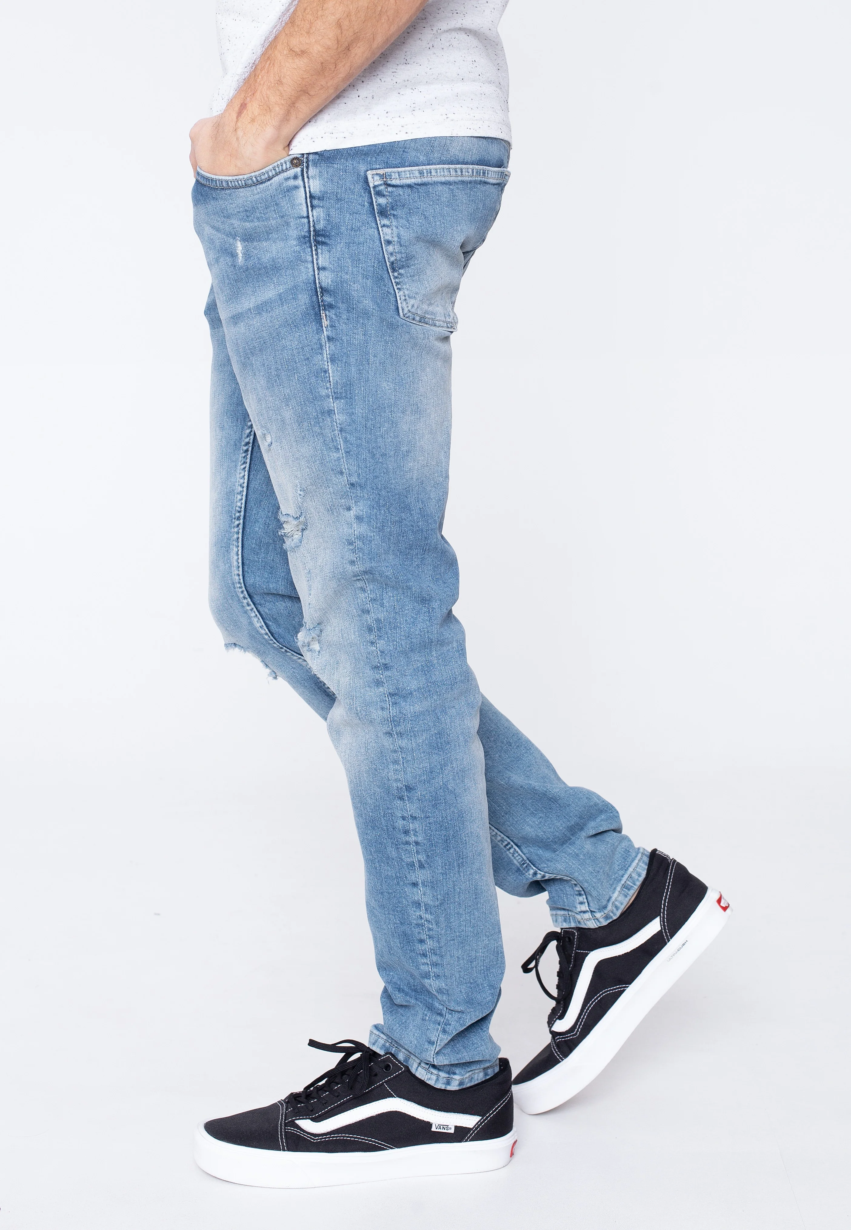 Loom Slim Lime Blue Denim - Jeans - Image 2