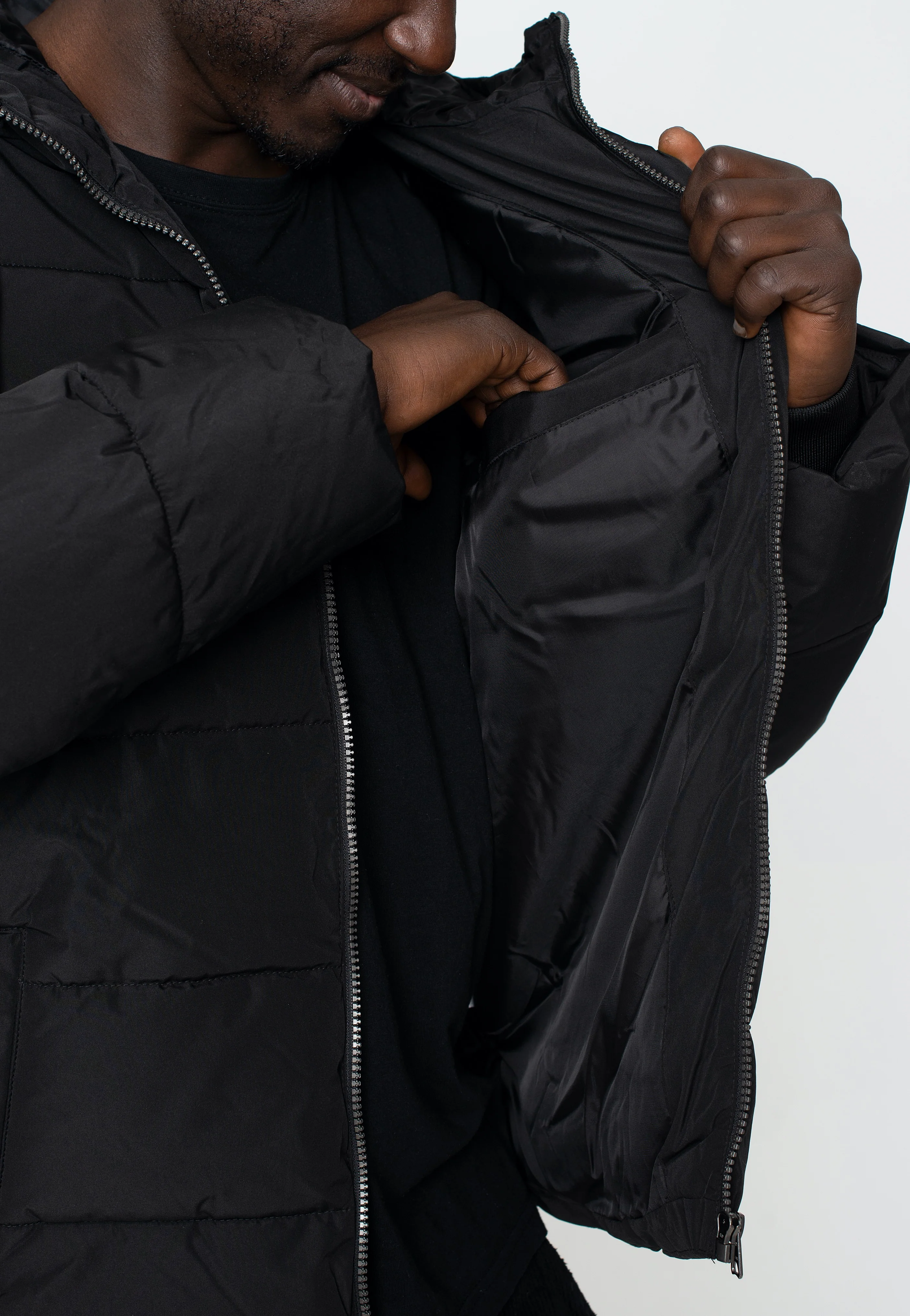 Melvin Life Quilt Hood Black - Jacket - Image 7