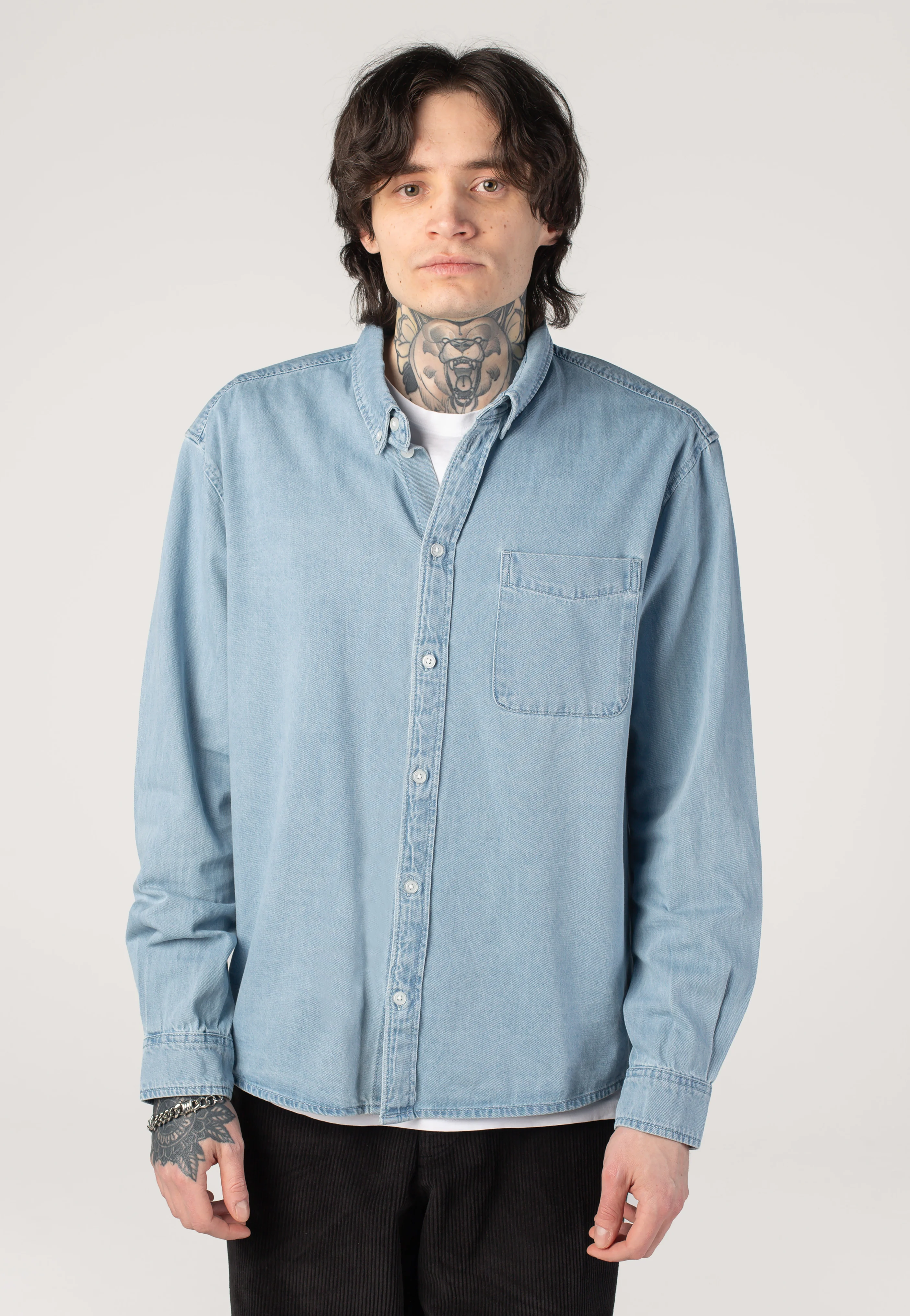 Orson Light Blue Denim - Shirt - Image 2