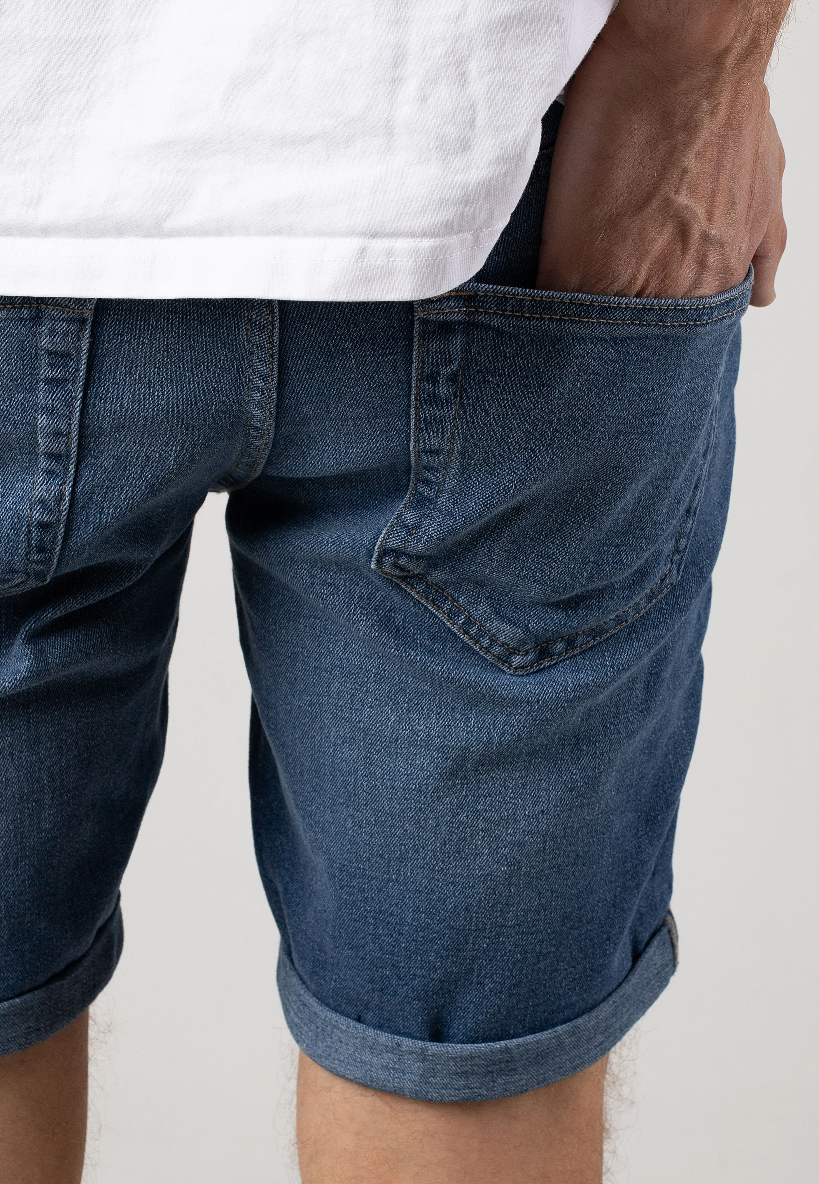 Ply Box Pim Light Blue Denim - Shorts - Image 5