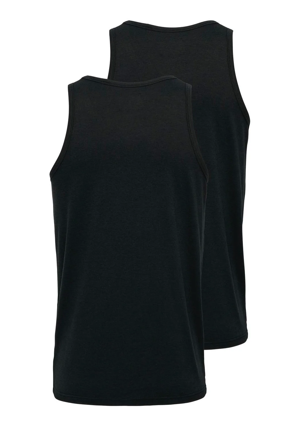 Theo Reg Bamboo Pack Of 2 Black - Tank - Image 2