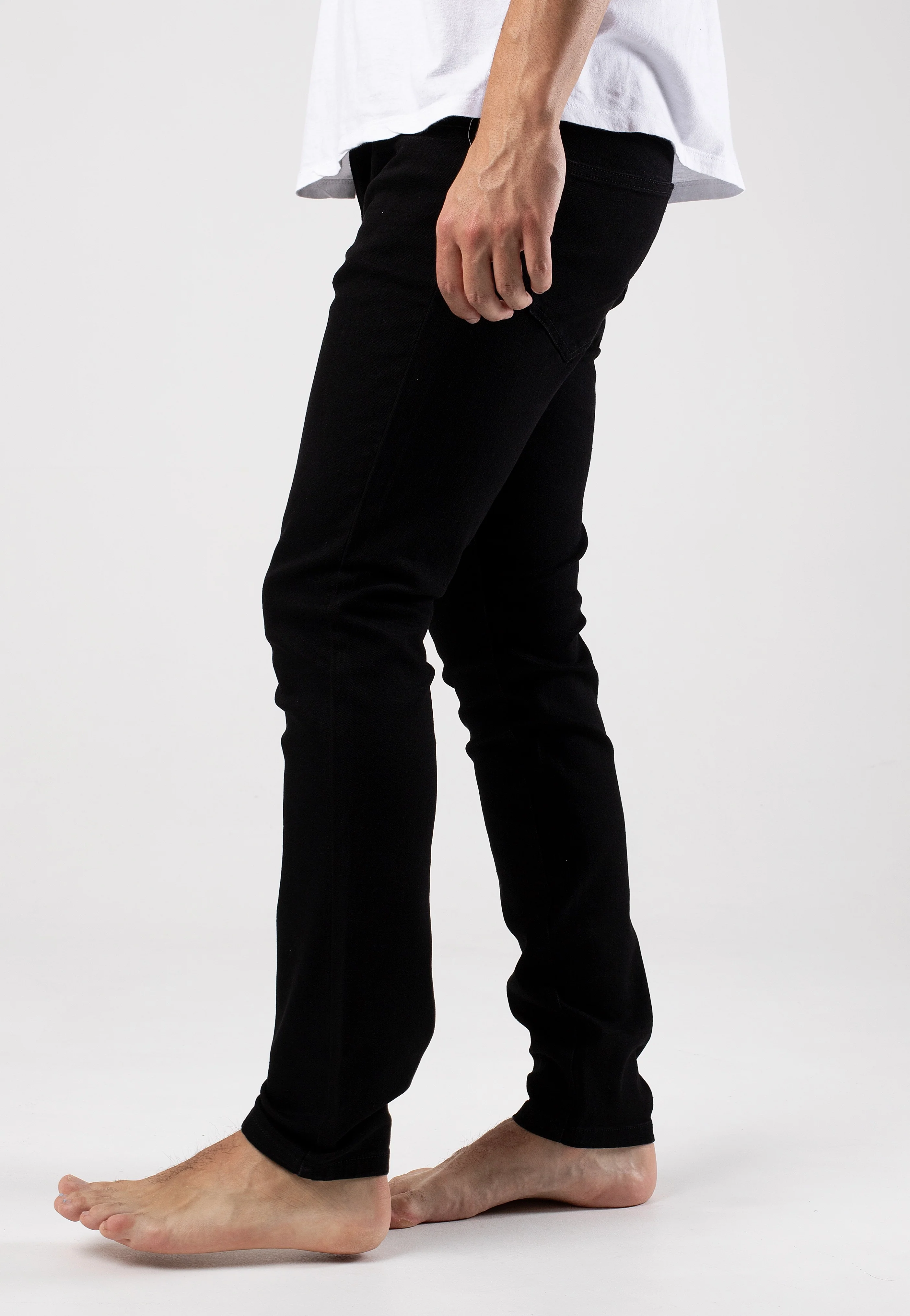 Warp Skinny Black Denim - Jeans - Image 4