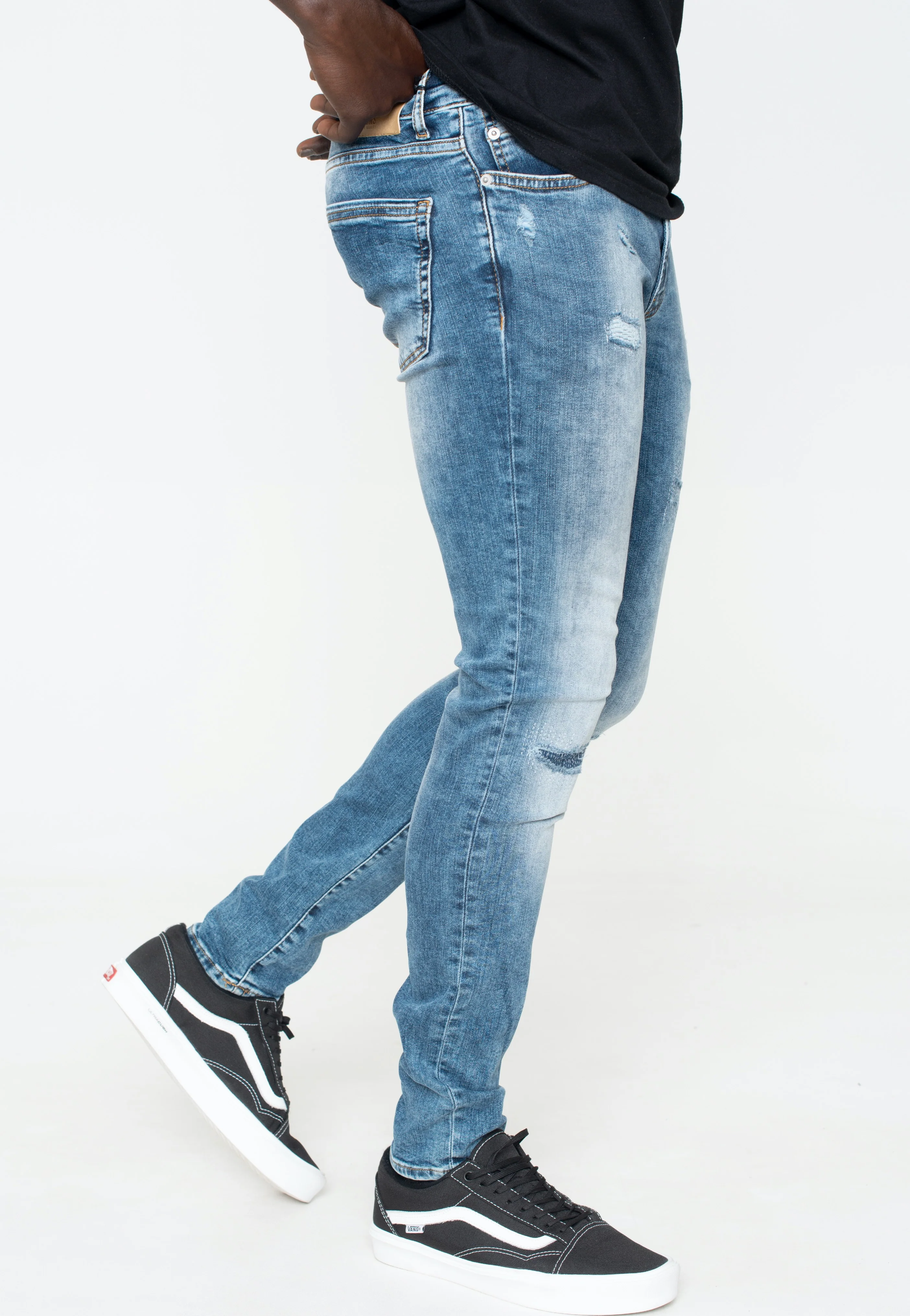 Warp Skinny Medium Blue Denim - Jeans - Image 2
